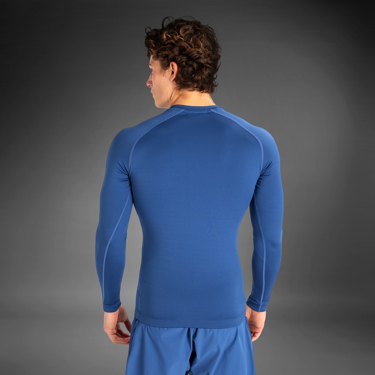 Venum Contender Herren Langärmeliger Rashguard - Blau