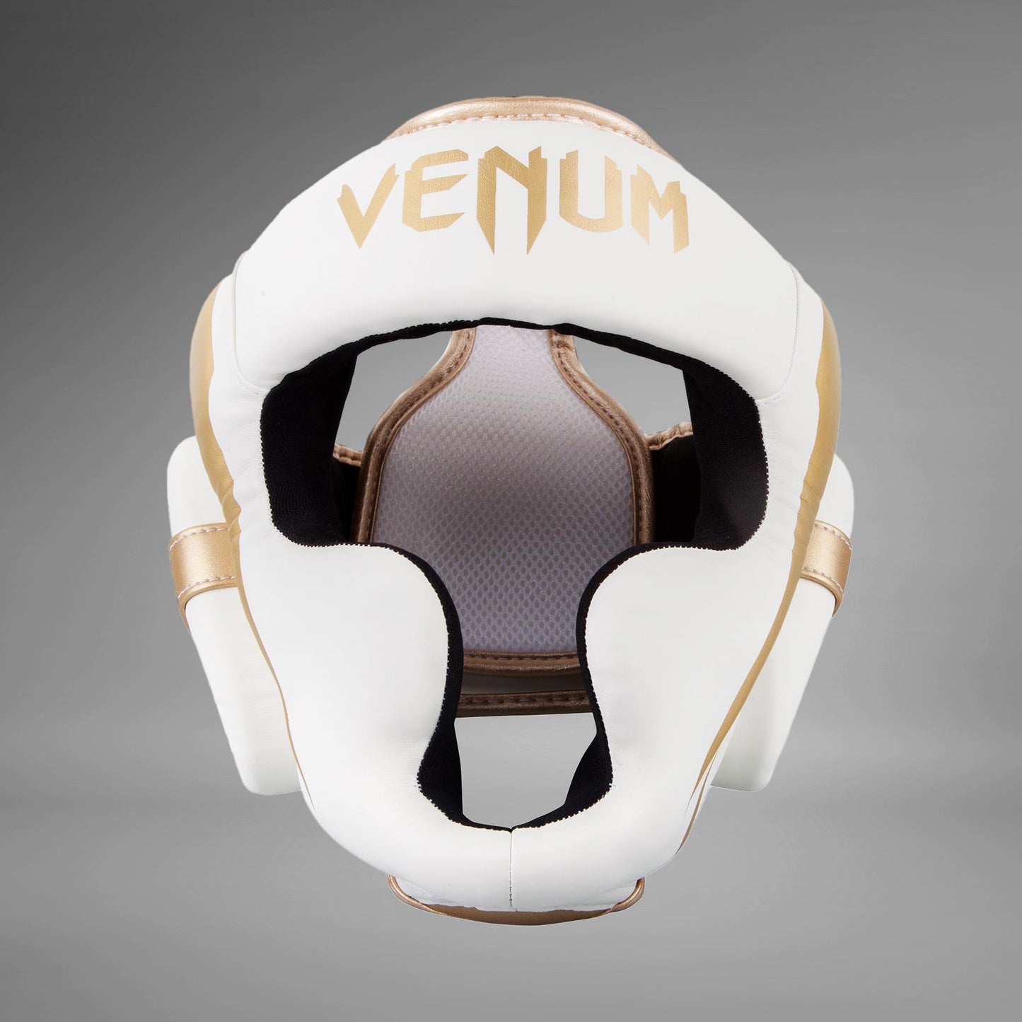 Venum Elite Kopfschutz-Weiß/Gold