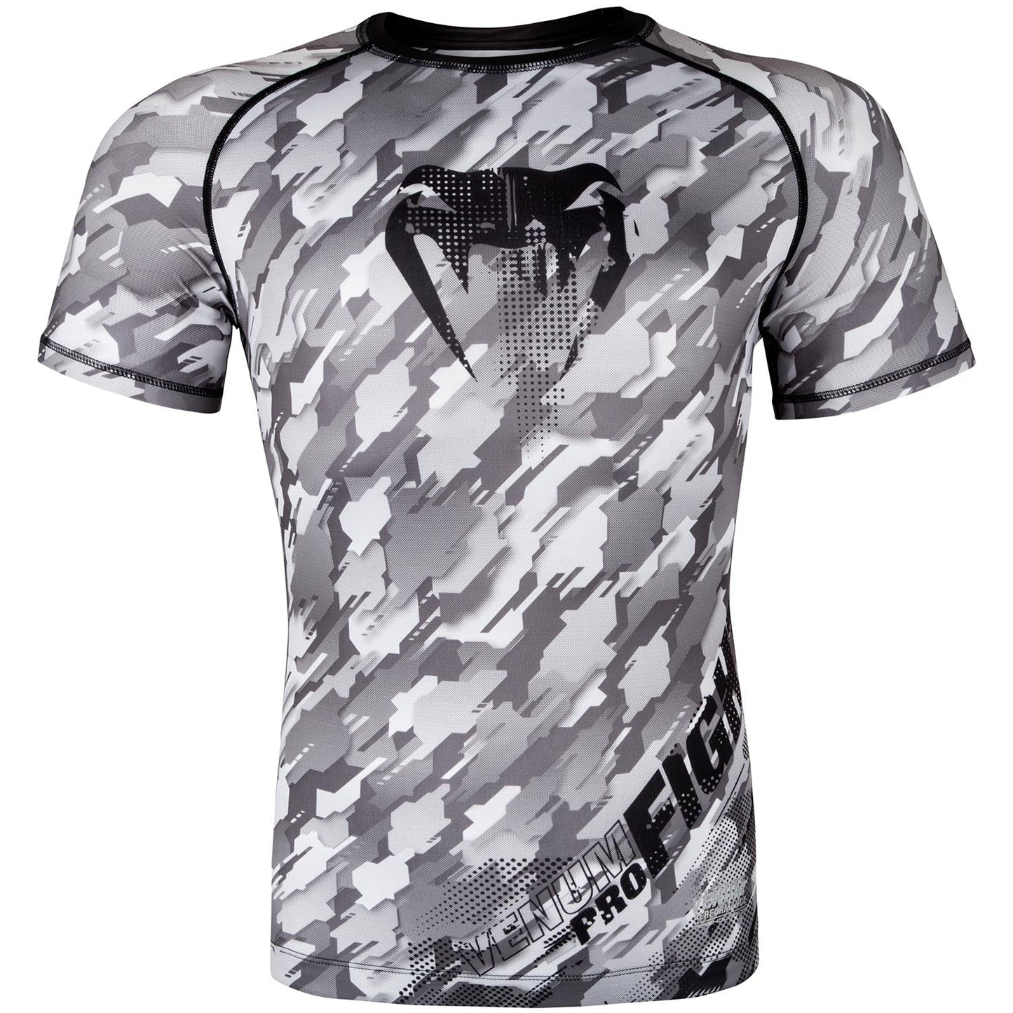 Venum Tecmo Rashguard - Kurzarm - Grau