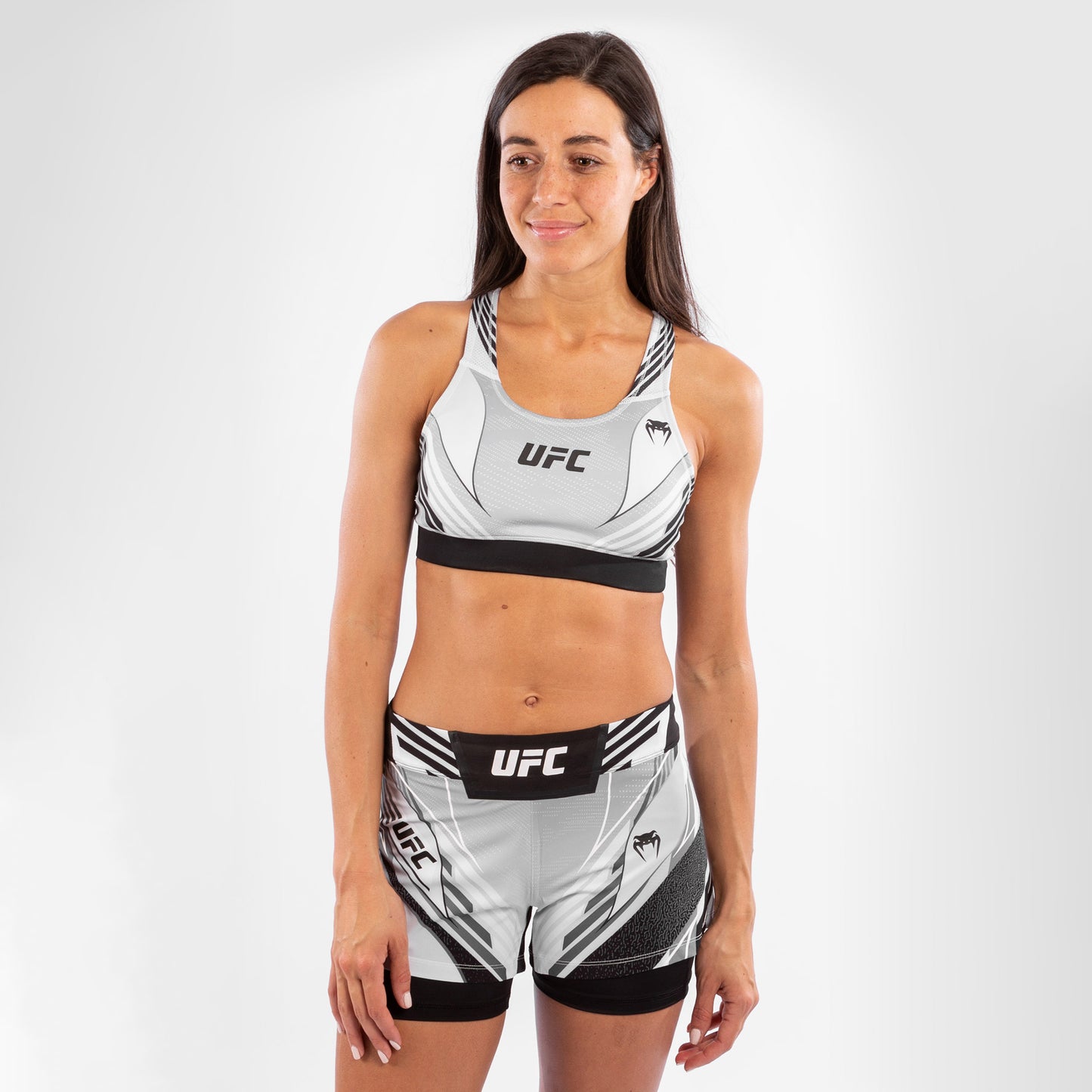 UFC Venum Authentic Fight Night Damen Sport-BH - Weiß
