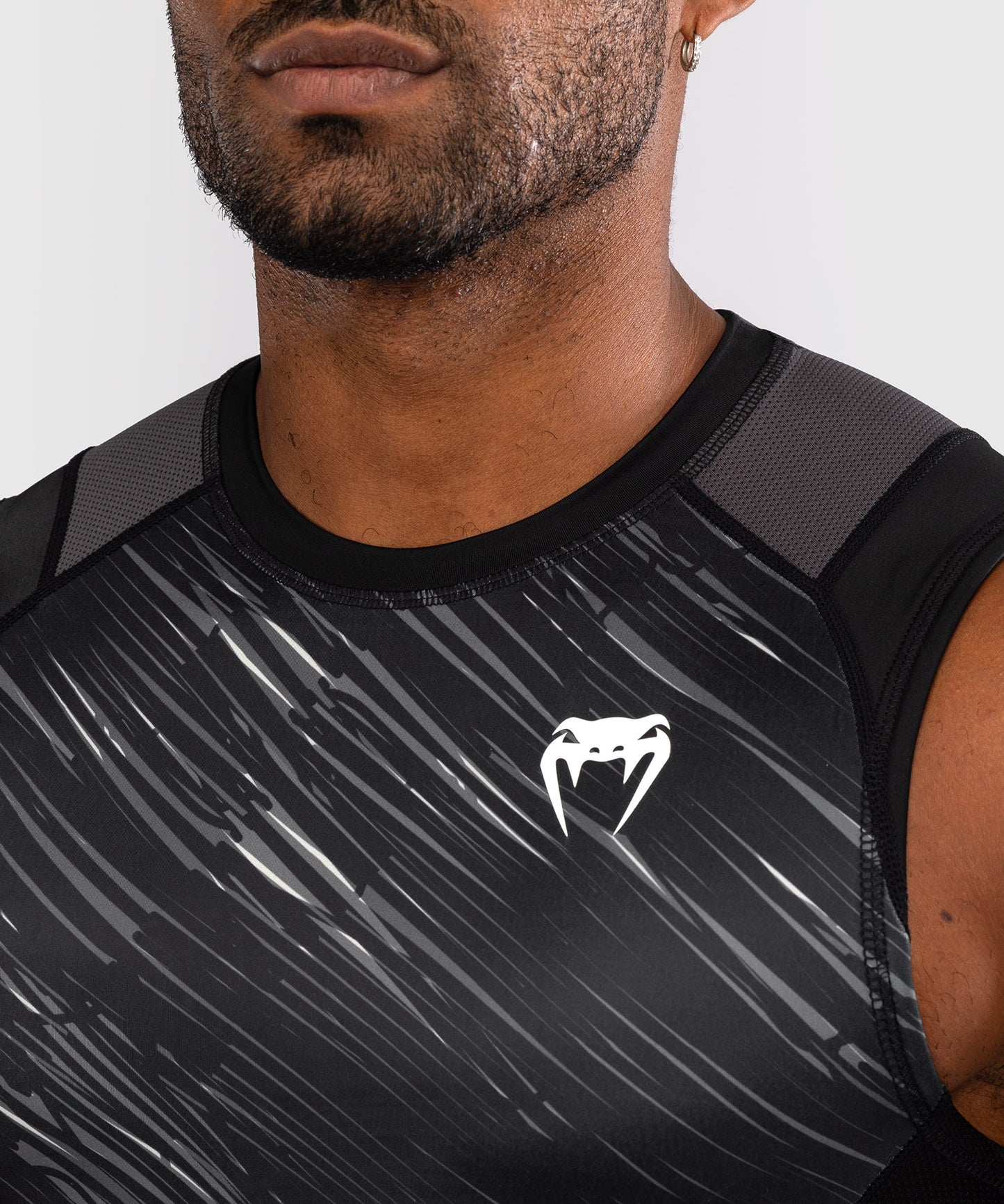 Venum Rapid Ärmelloses Rashguard - Schwarz/Sturmgrau