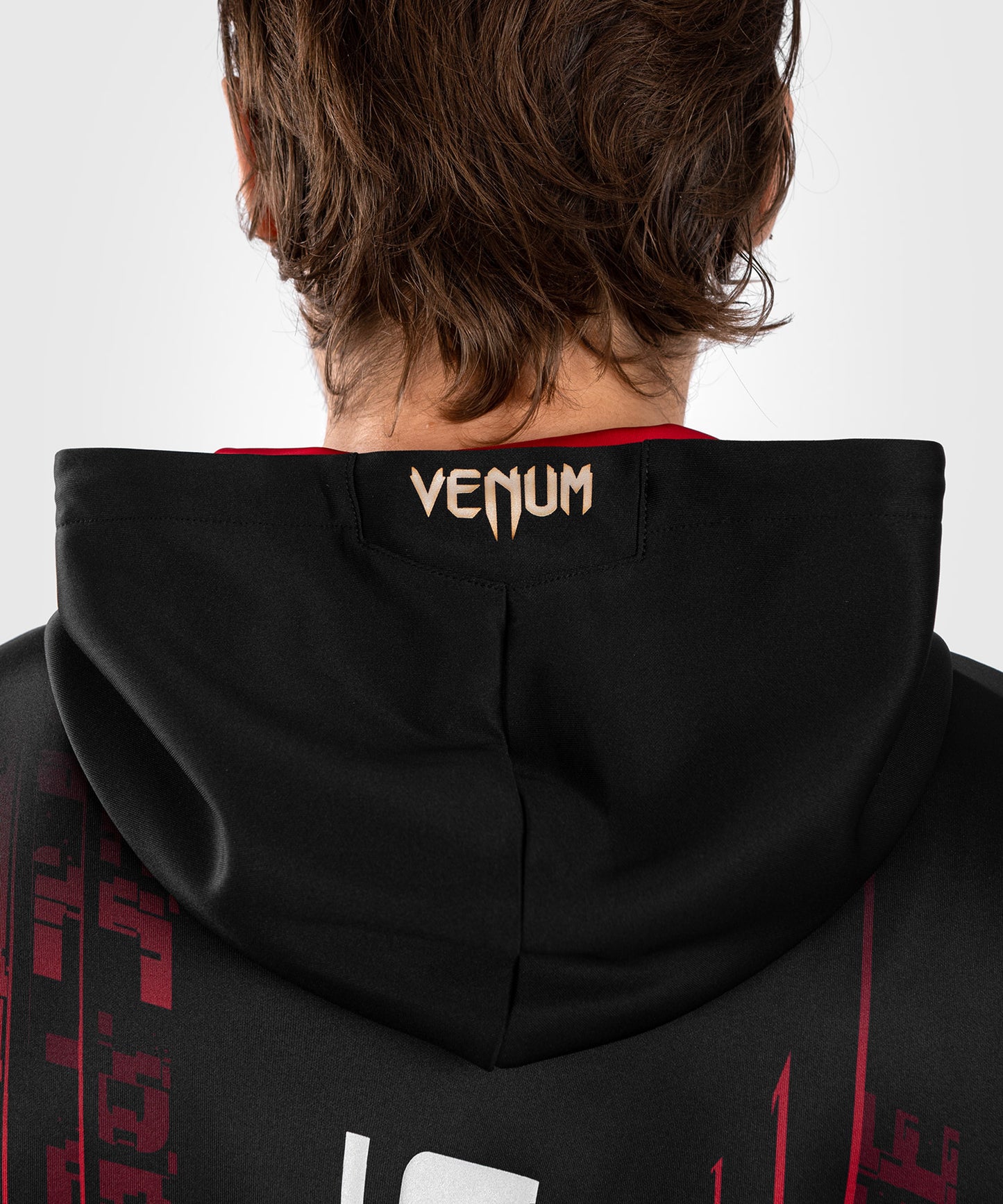 UFC Venum Performance Institute 2.0 Herren Zip Hoodie - Schwarz/Rot