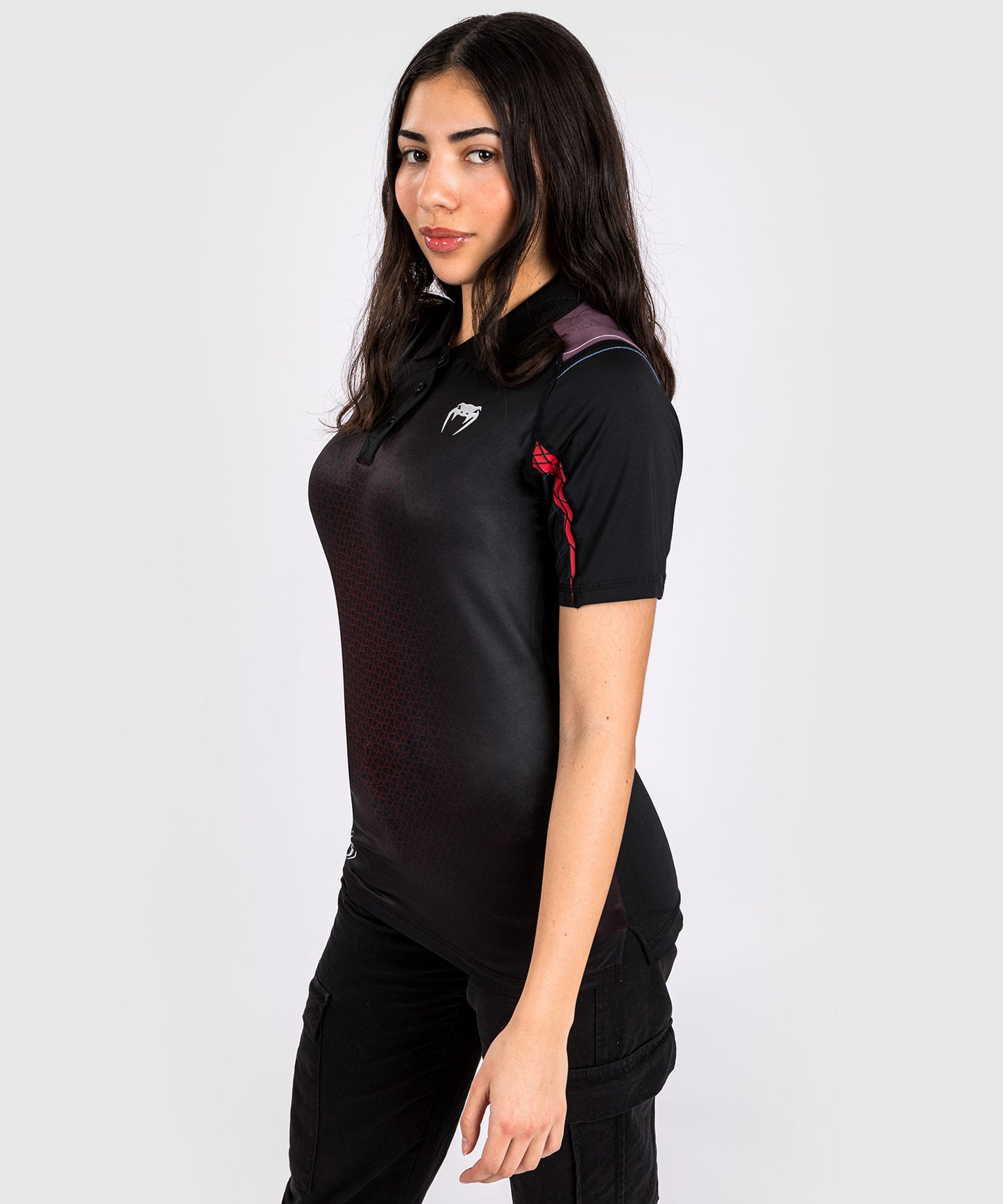 Venum x Dodge Banshee Dry Tech Polo für Frauen - Schwarz