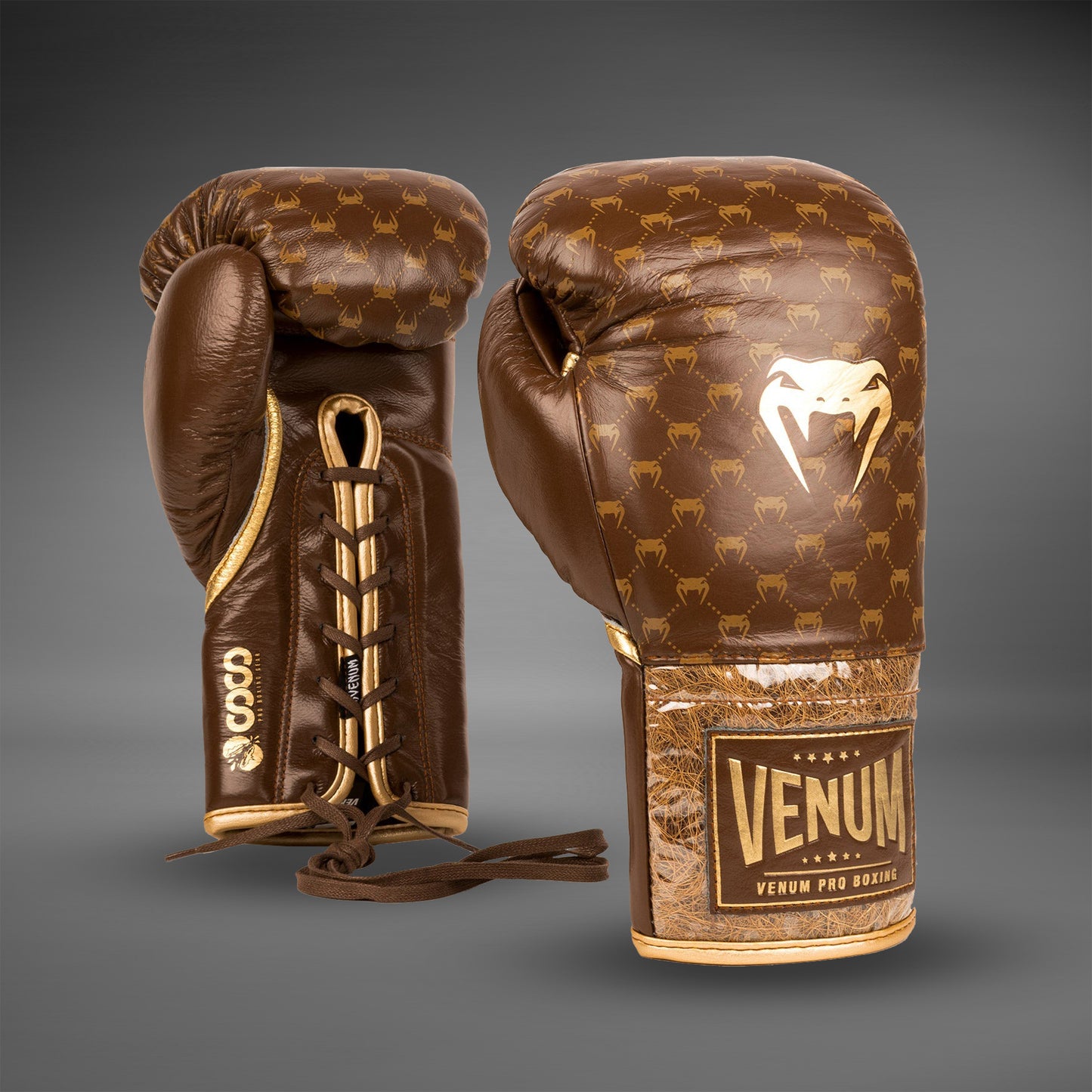 Venum Coco Monogram Pro Boxhandschuhe – Grizzly Brown