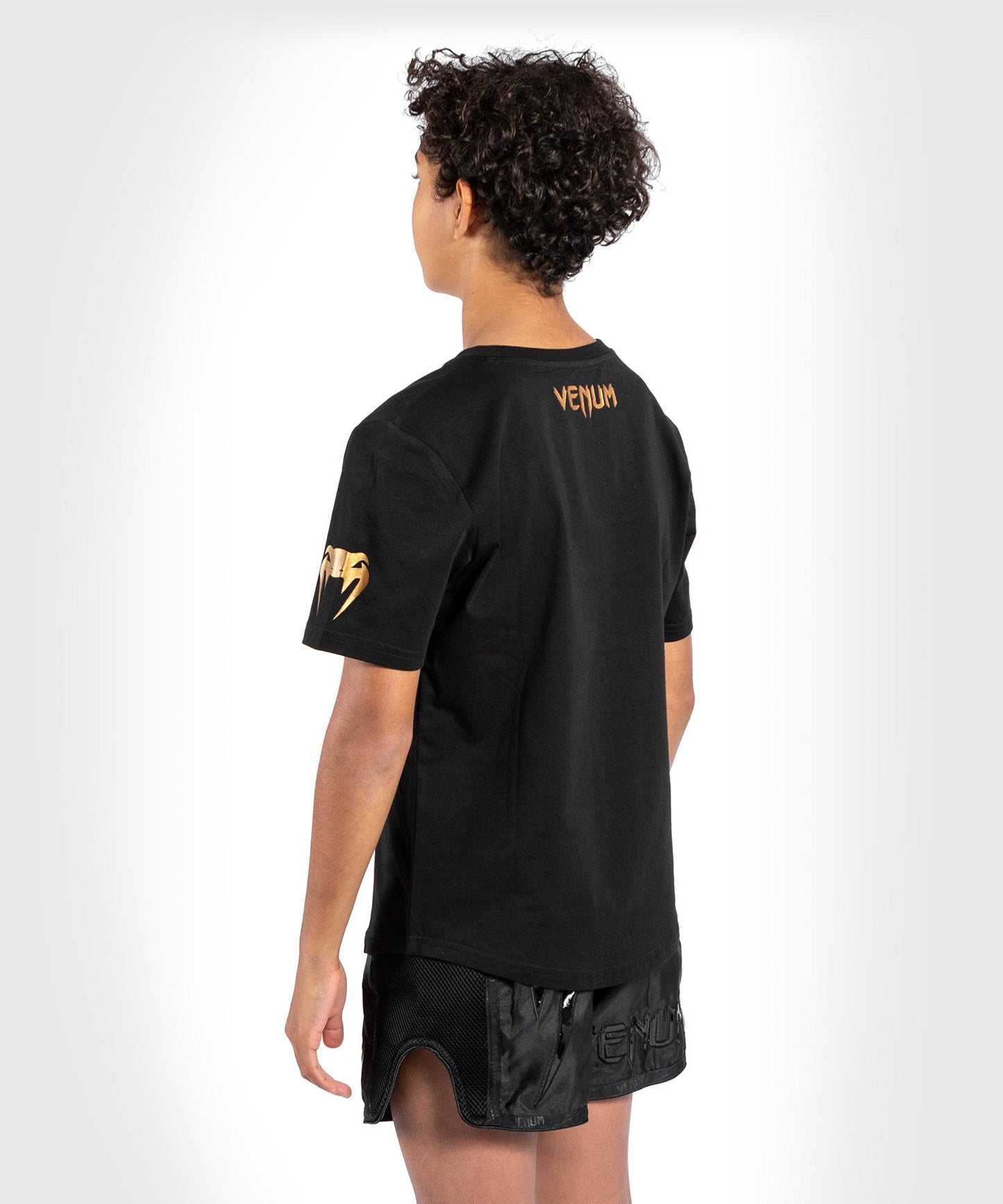 Venum Dragon's Flight Kinder T-shirt - Schwarz/Bronze