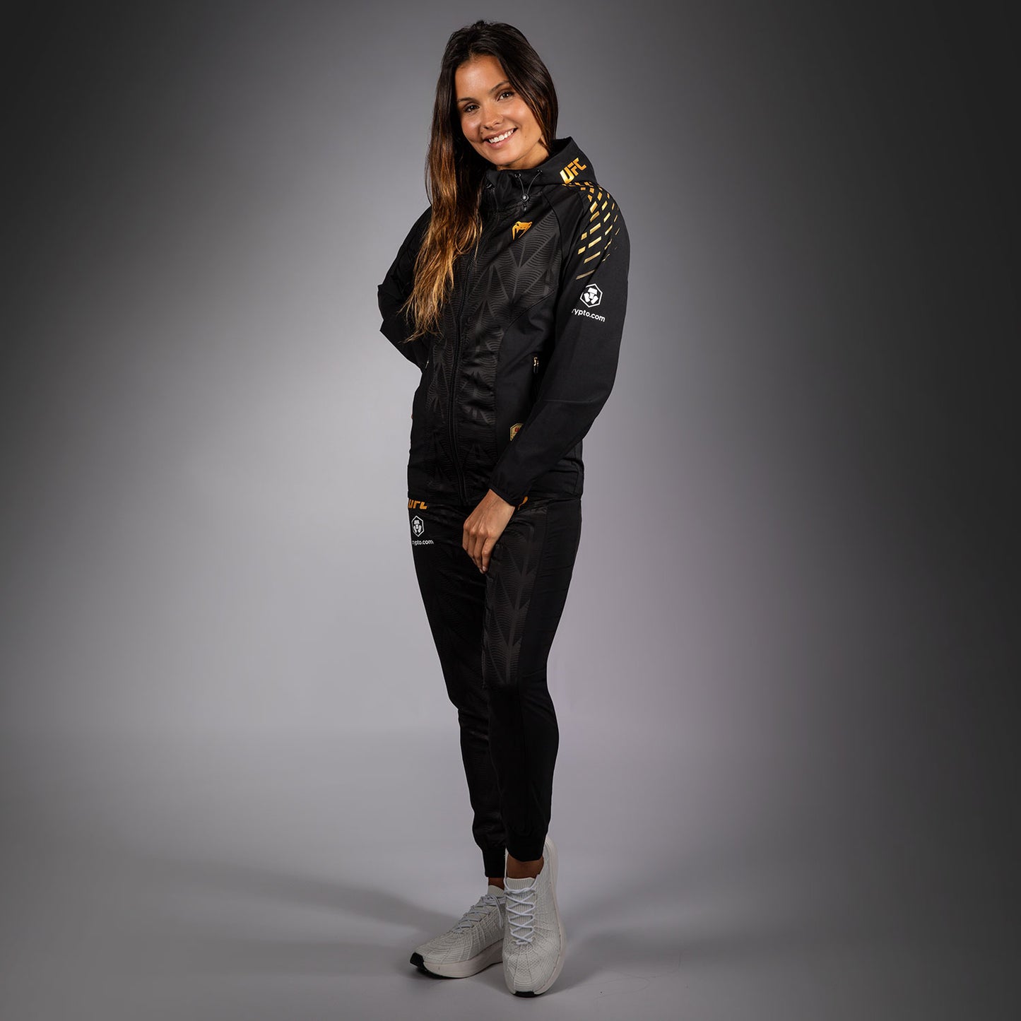 UFC Zenith by Venum Authentic Fight Night Kapuzenjacke Damen Personalisiert - Champion