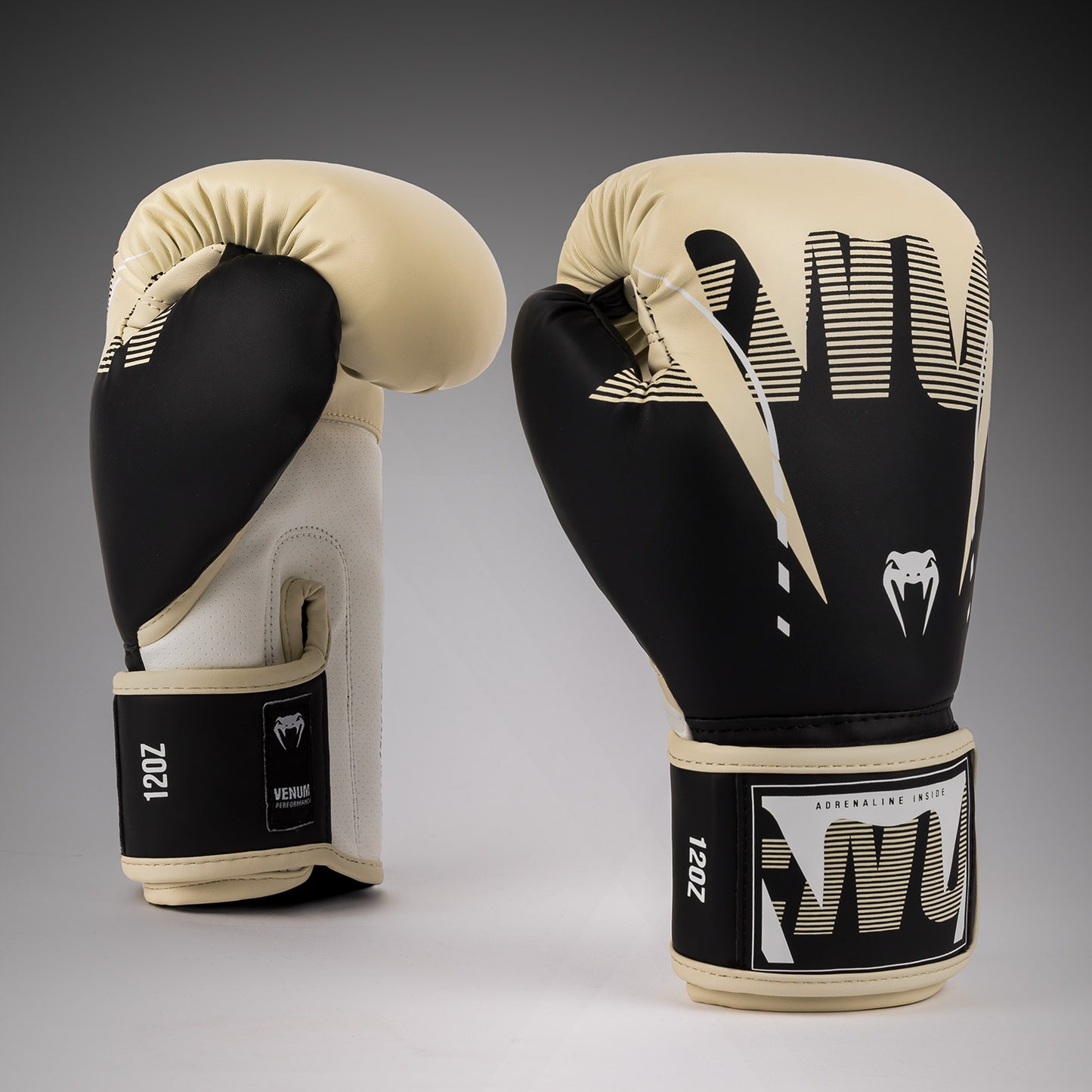 Venum Adrenaline Boxhandschuhe – Schwarz/Elfenbein