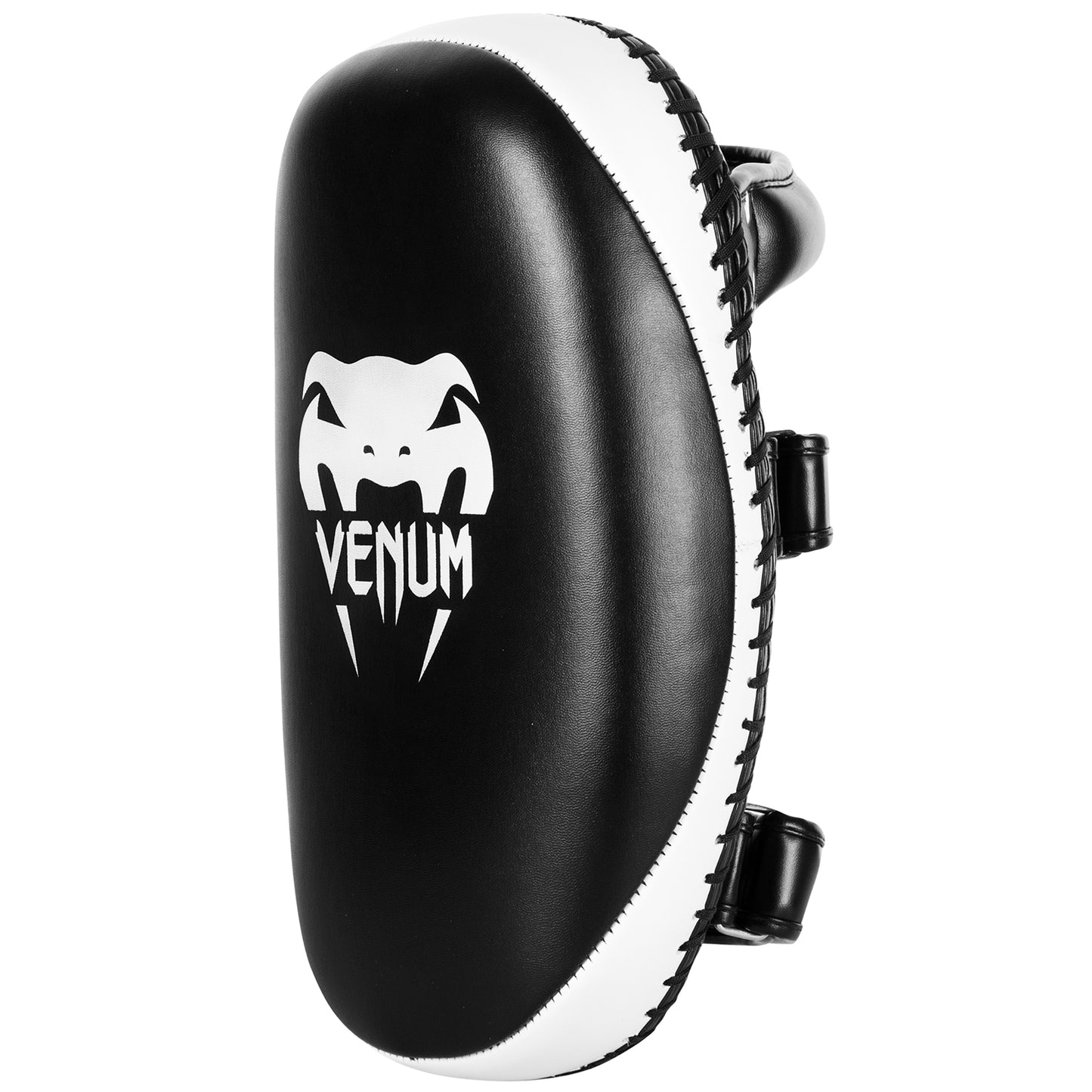 Venum Light Kick Pads - Skintex Leder - Schwarz/Icefarben (Paar)