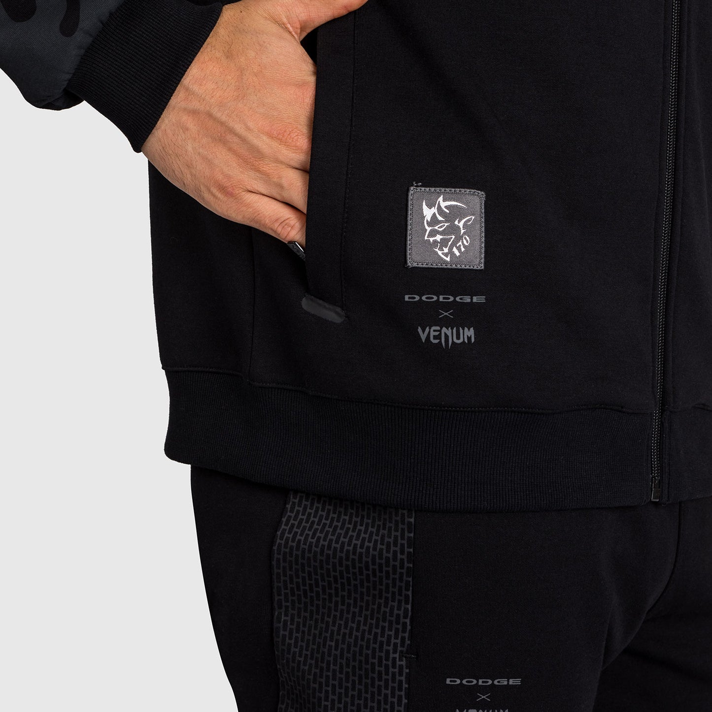 Venum x Dodge Demon 170  Herren Full-Zip Jacke - Schwarz