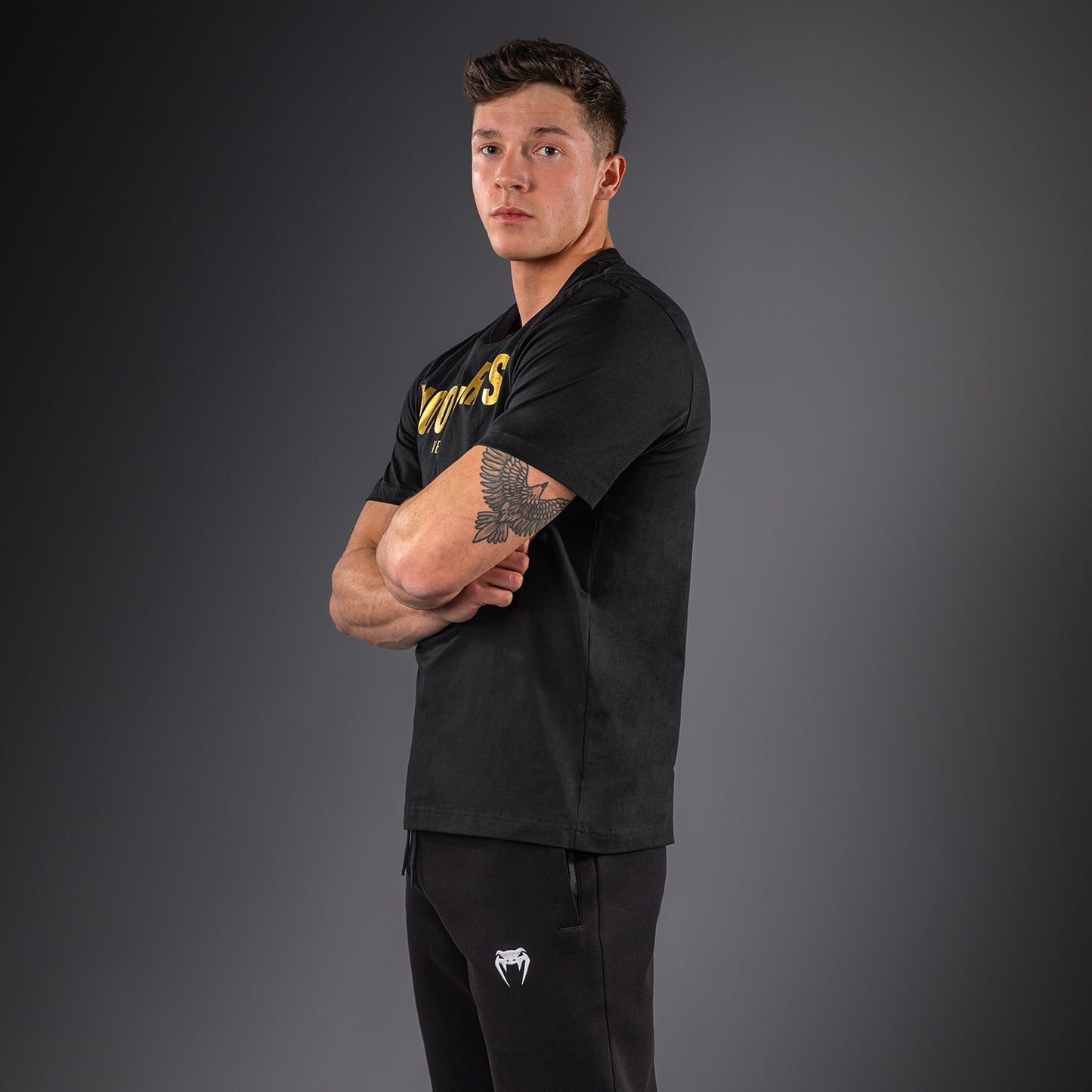 Venum Motorsports VT T-Shirt – Schwarz/Gold