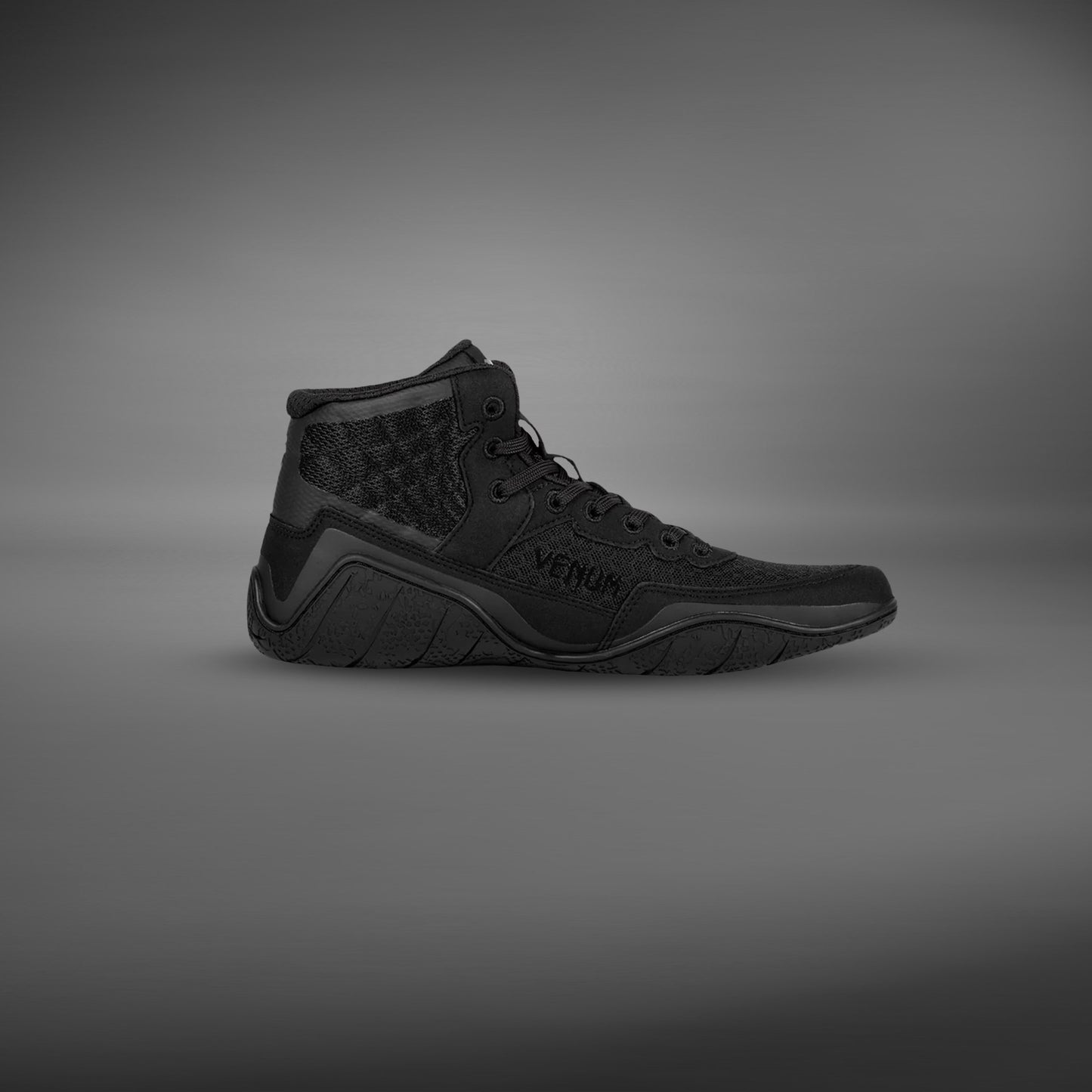 Venum Elite Wrestling Schuhe - Schwarz/Schwarz