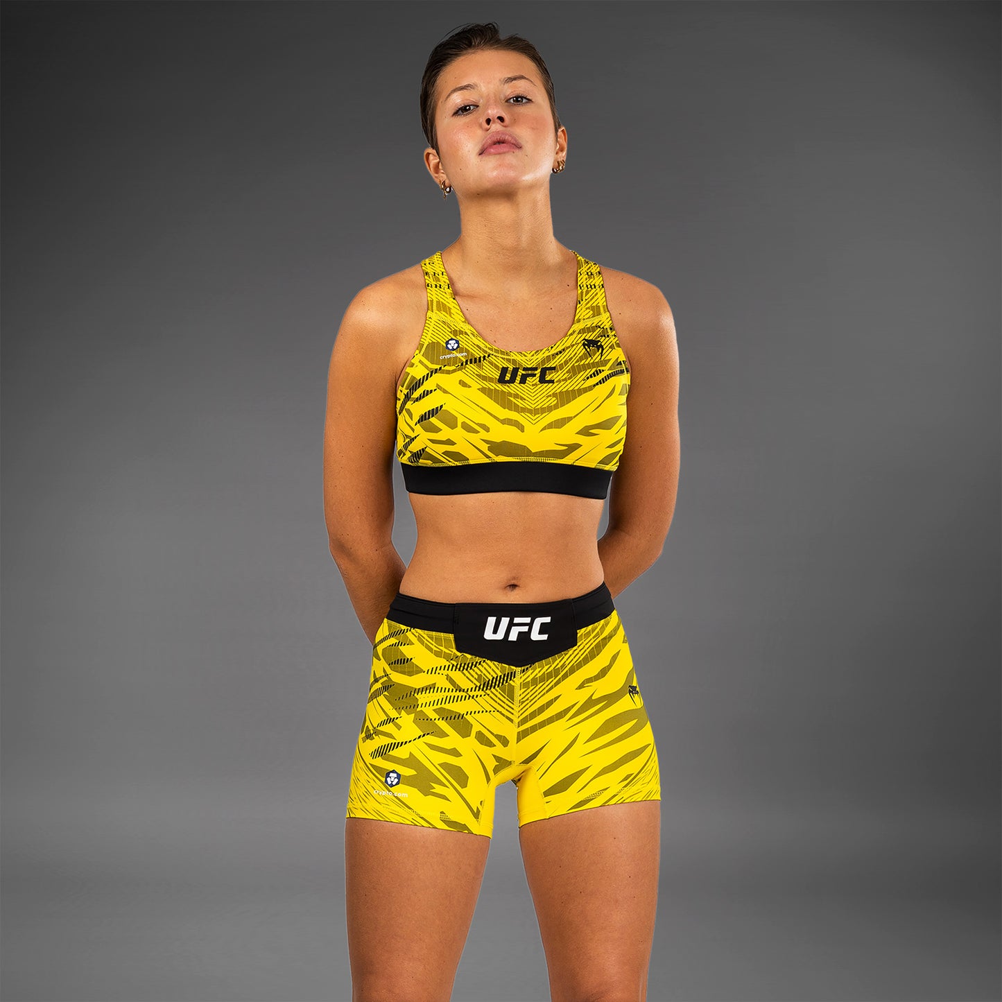UFC Fusion by Venum Authentic Fight Night Damen Vale Tudo Short - Short Fit - Gelb