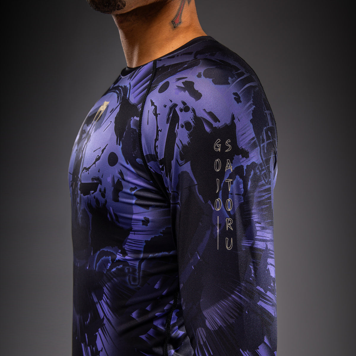 Jujutsu Kaisen x Venum Gojo Langarm Rashguard – Lila