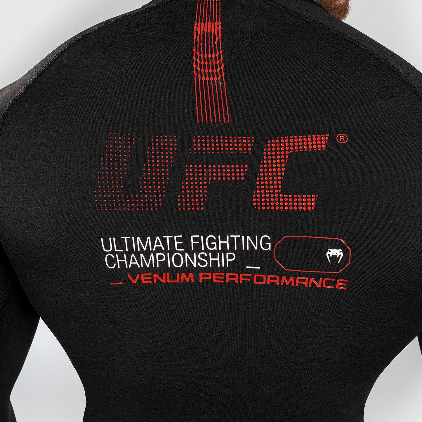 UFC Adrenaline by Venum Fight Week Herren Performance Langarm Rashguard - Schwarz