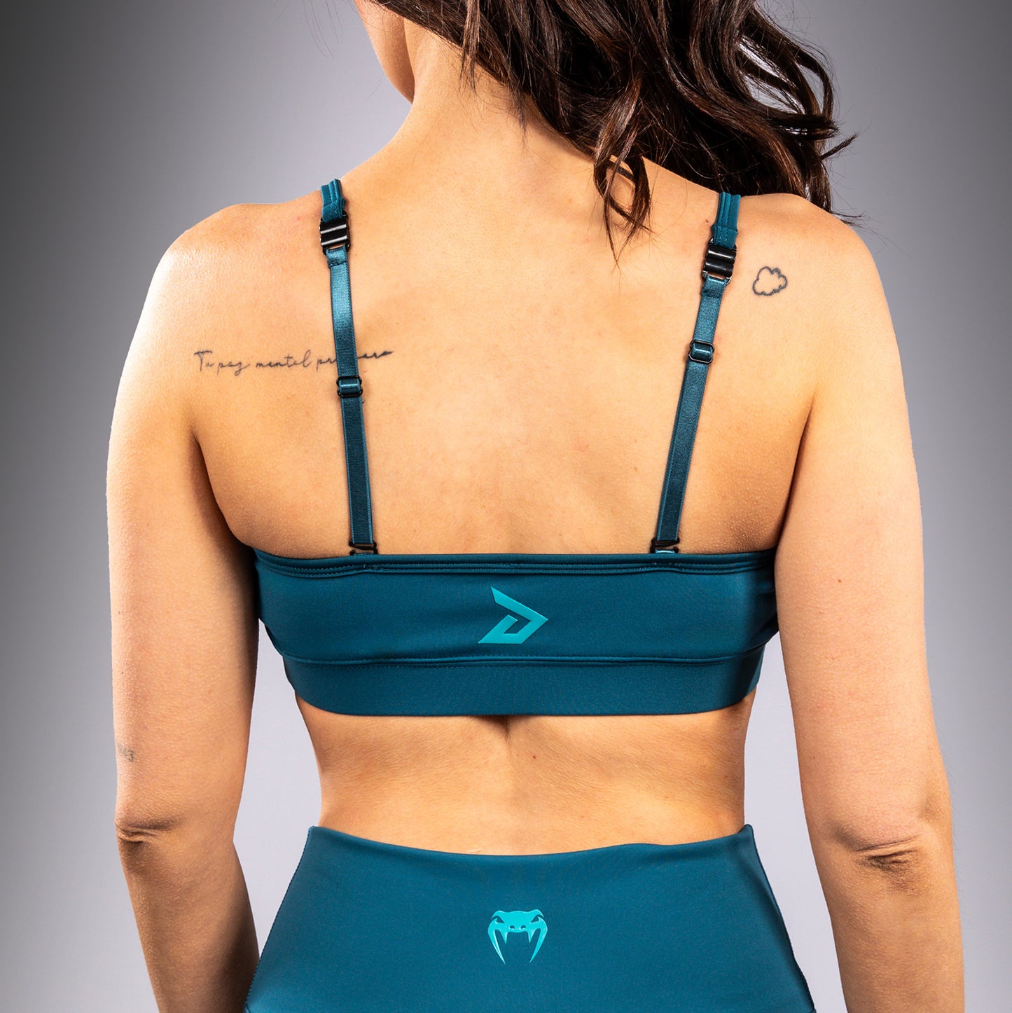 Venum x Demi Damen Sport-BH - Azurblau