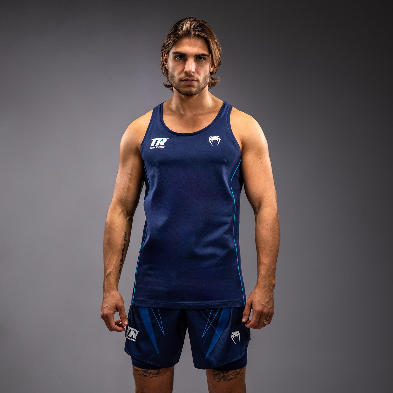 Venum x Top Rank Original Herren Tanktop - Marineblau - Venum