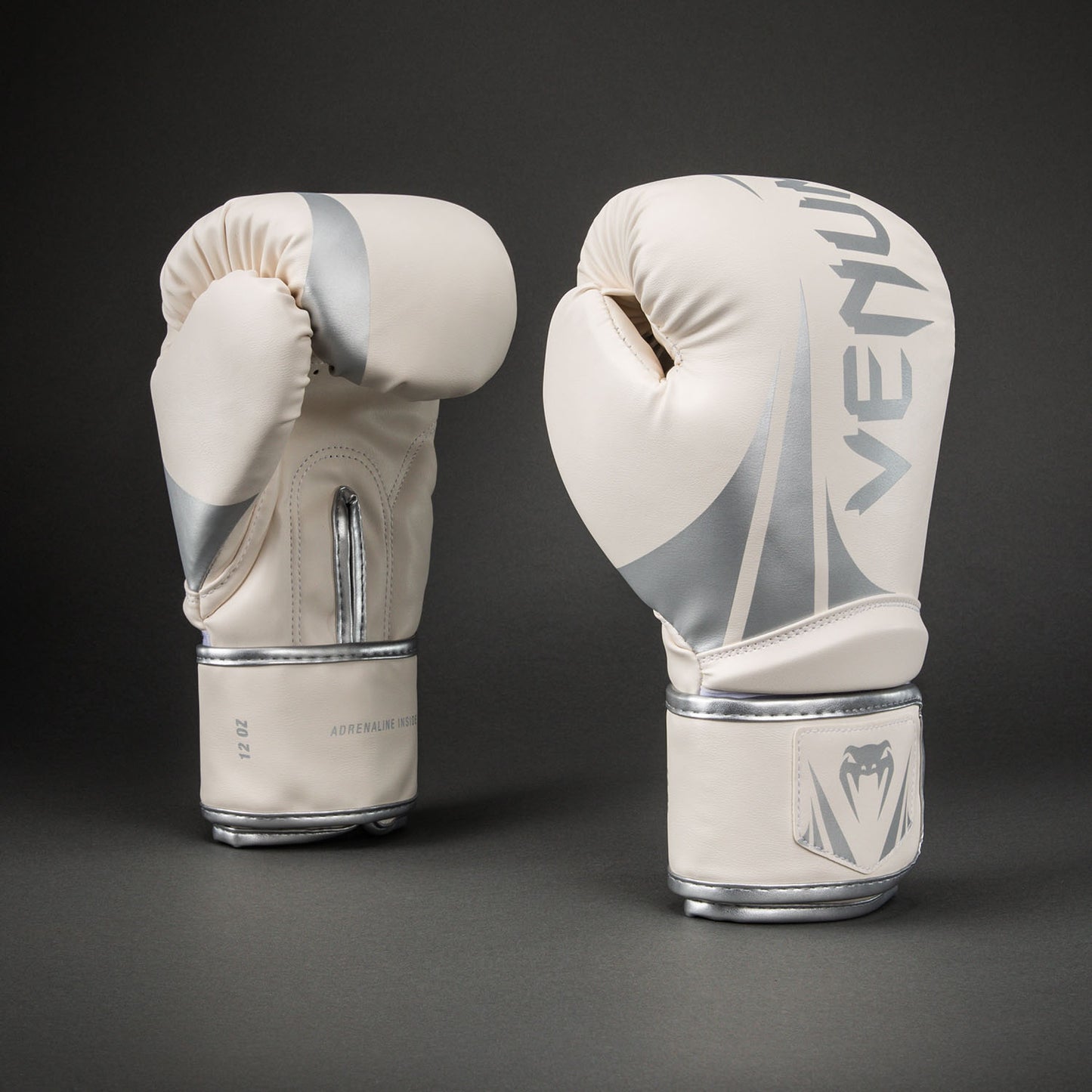 Venum Challenger 2.5 Boxhandschuhe – Weiß/Silber
