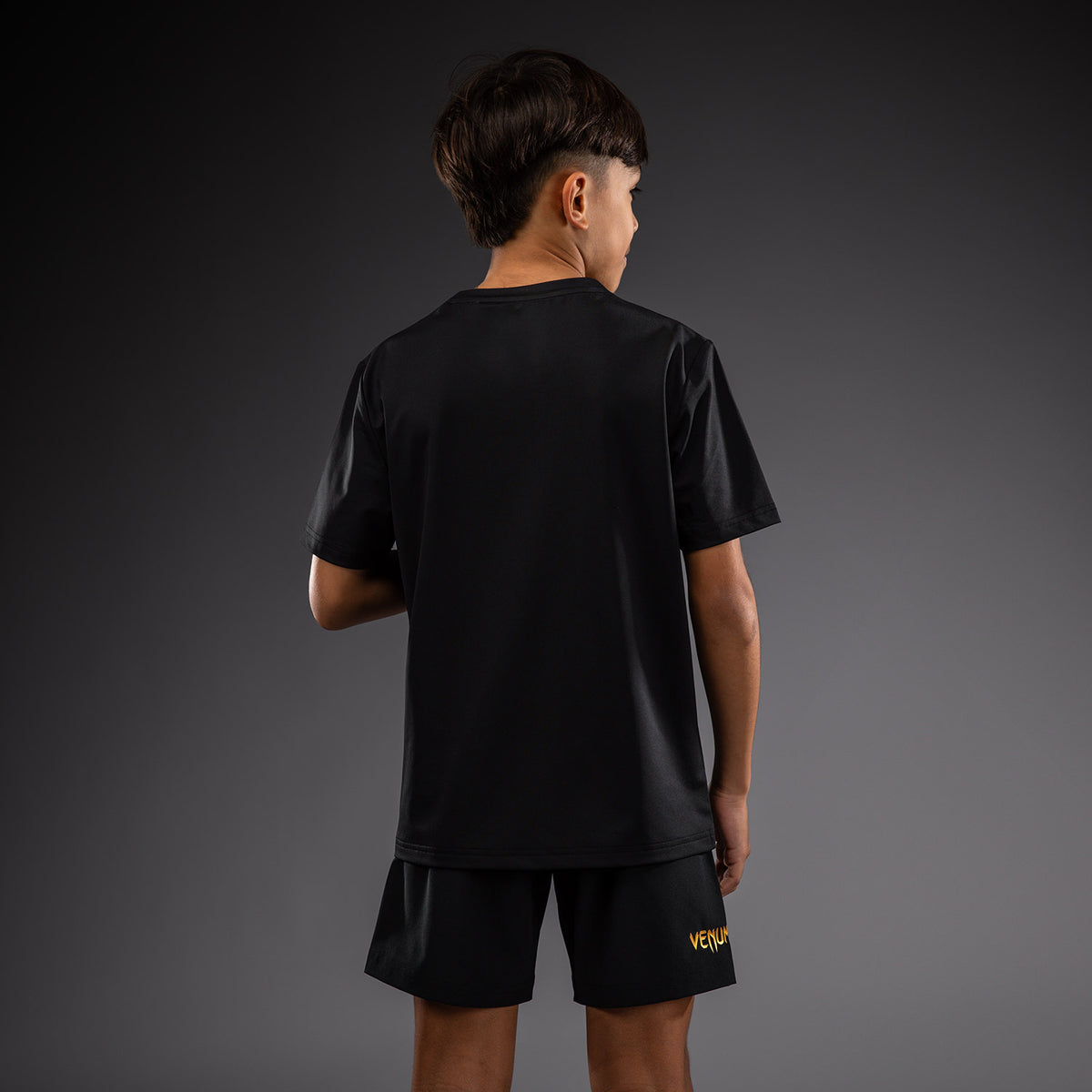 Venum Classic Dry Tech T-Shirt für Kinder - Schwarz/Gold