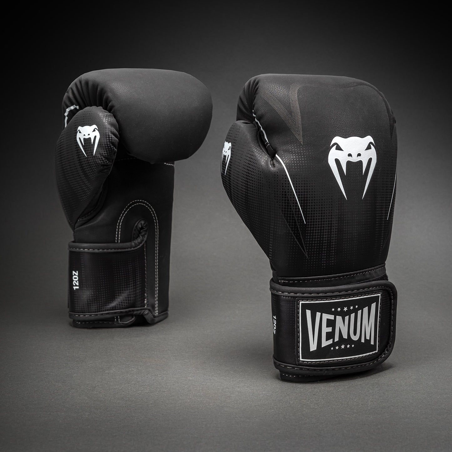 Venum Stealth Boxhandschuhe – Schwarz/Weiß