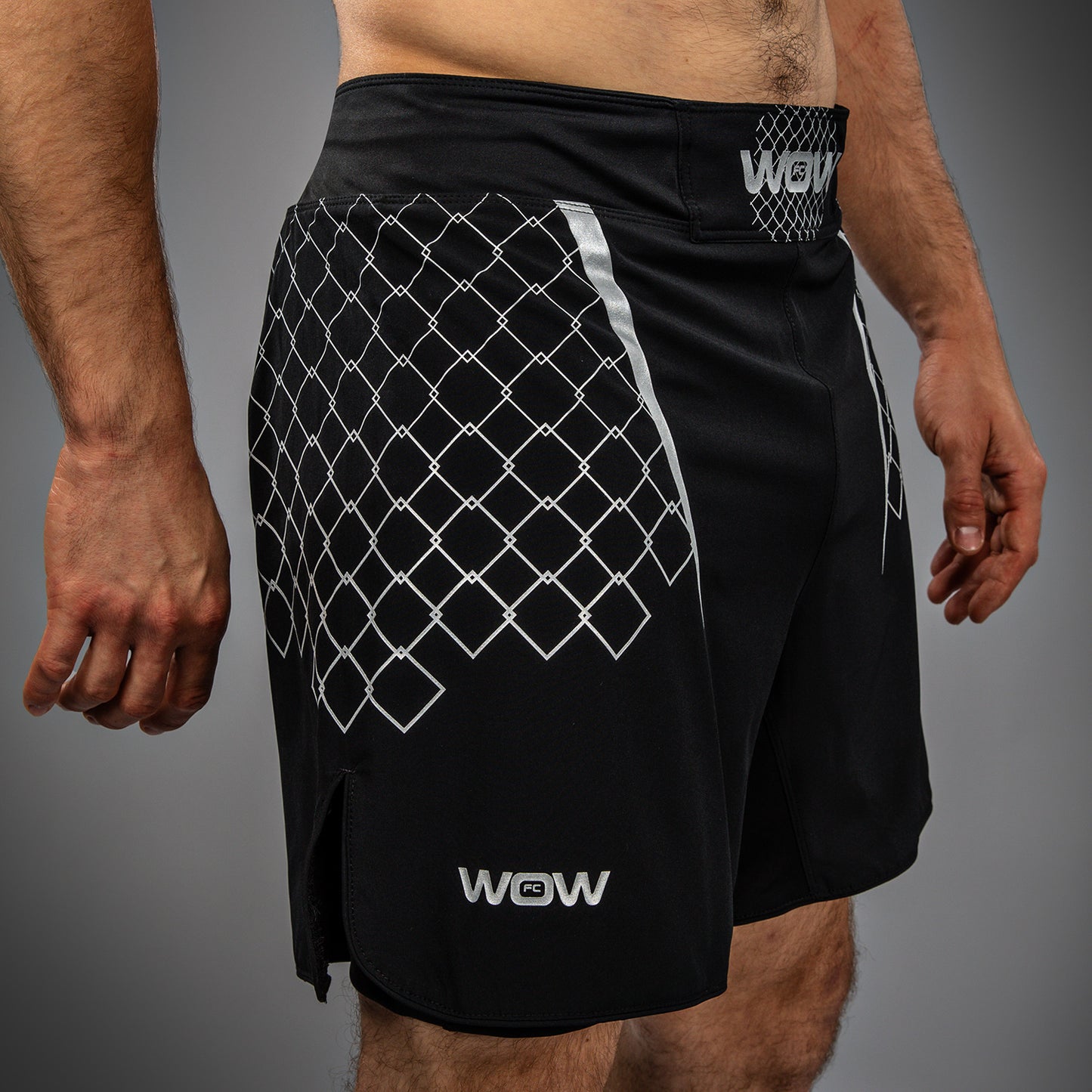 Venum x WOW FC Herren Kampfhosen - Schwarz/Grau