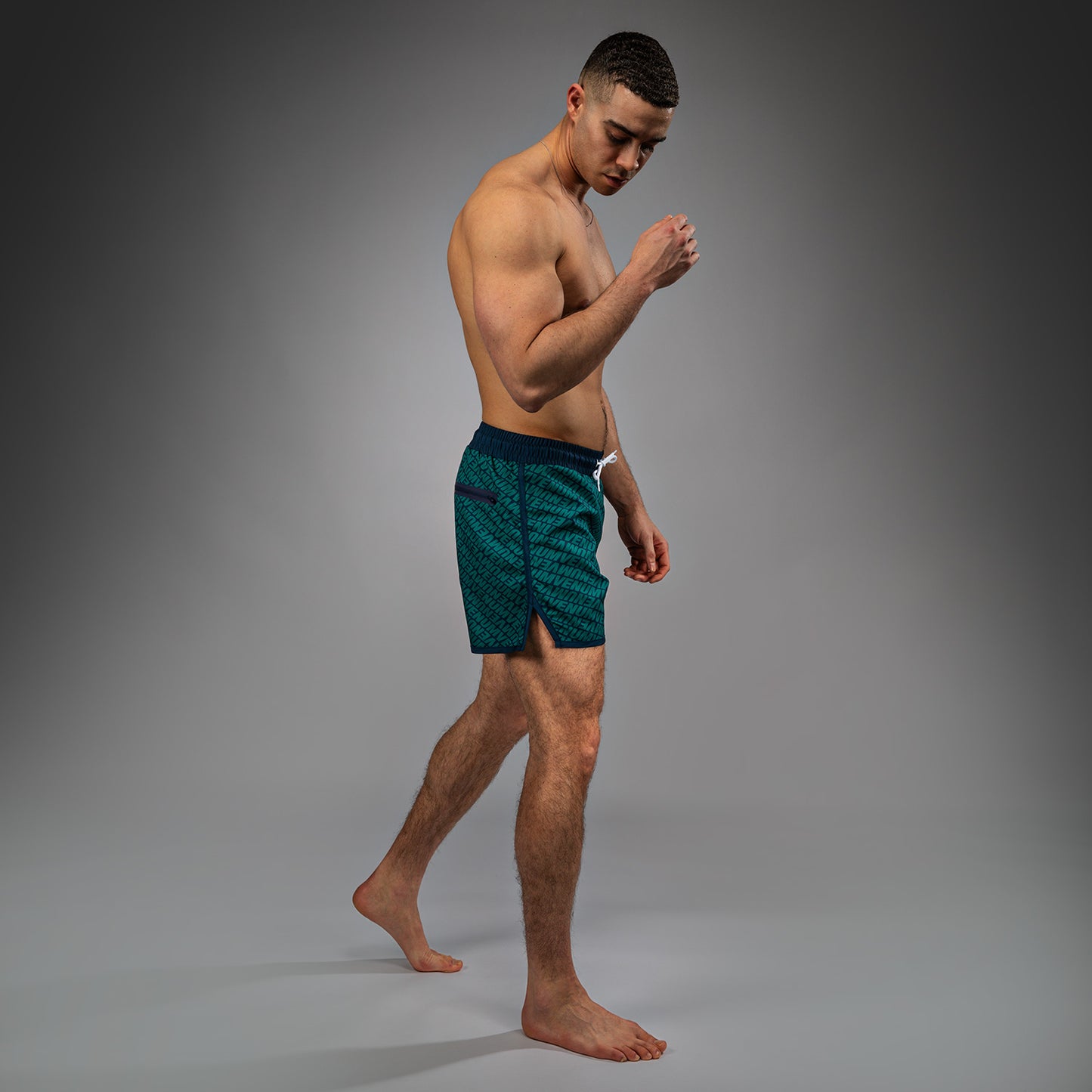 Venum Echo Boardshorts - Tiefsee Blau/Smargdgrün
