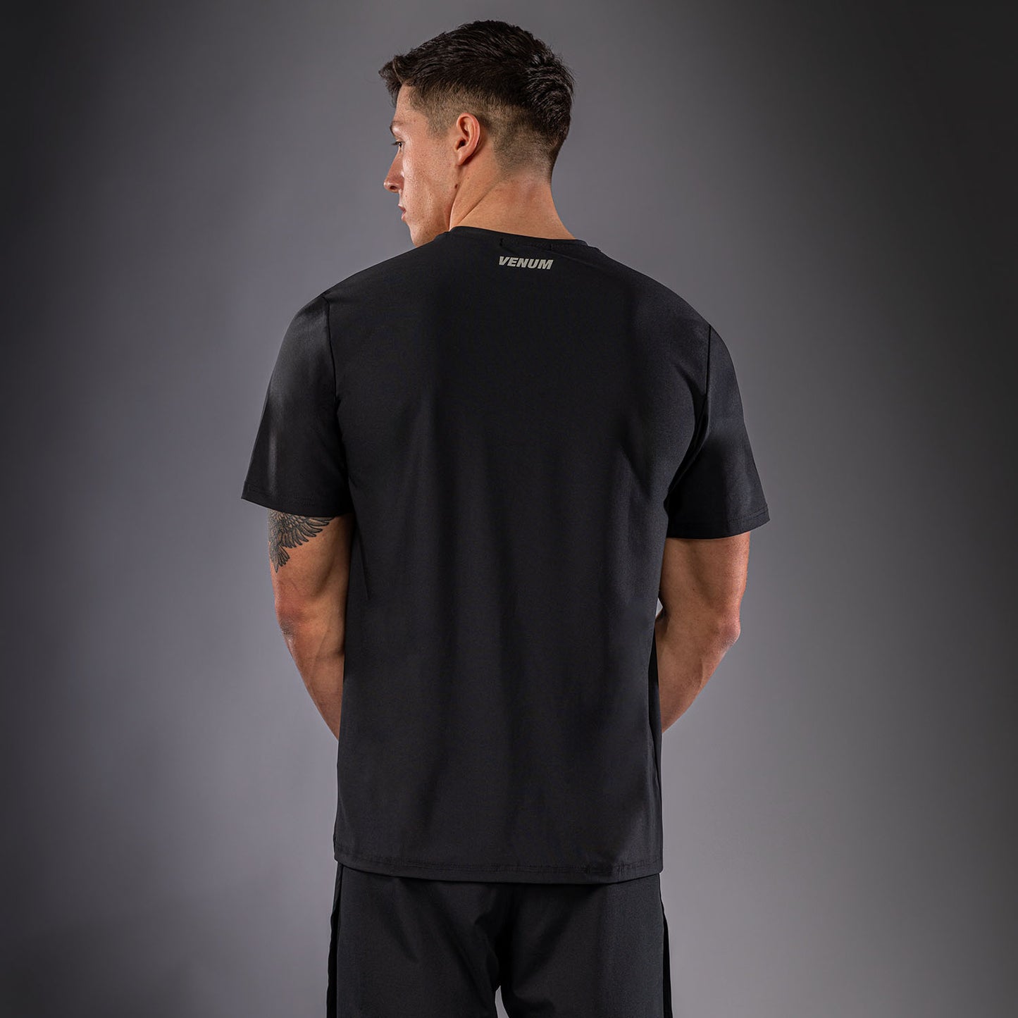 Venum Lazer Dry-Tech-T-Shirt - Schwarz/Grau