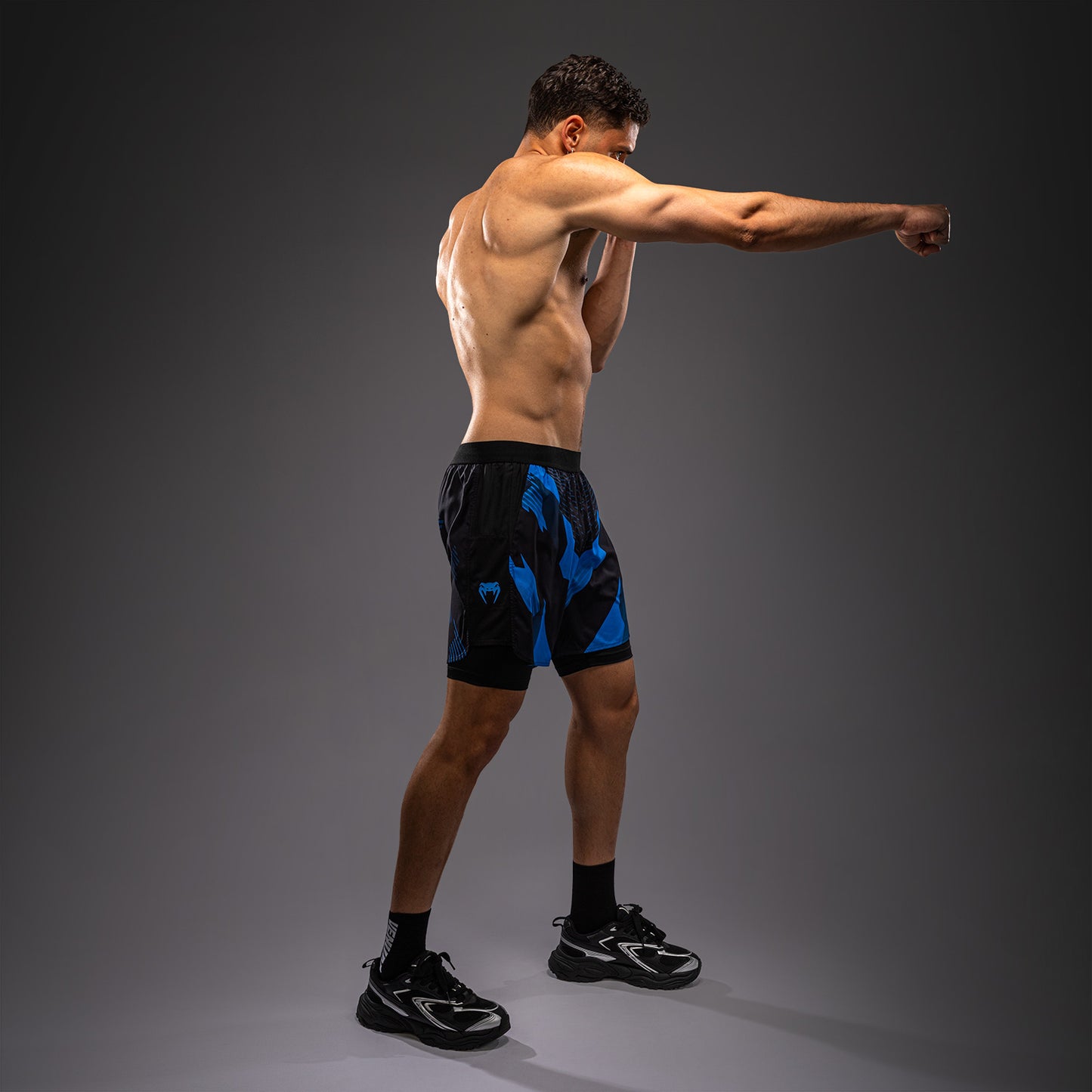 Venum No-Gi 6.0 Trainingsshorts - Schwarz/Blau