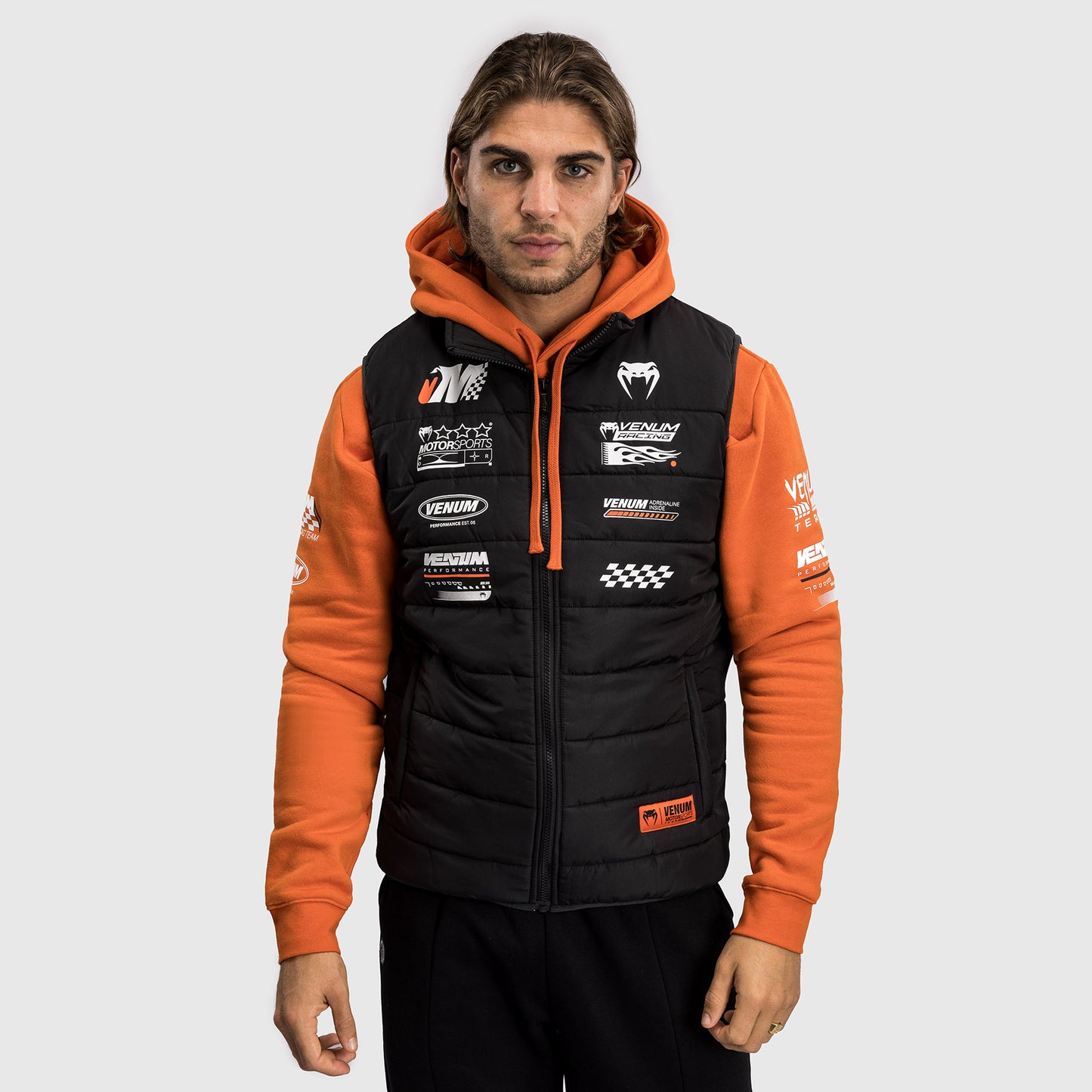 Venum Motorsport Daunenjacke - Tiefschwarz