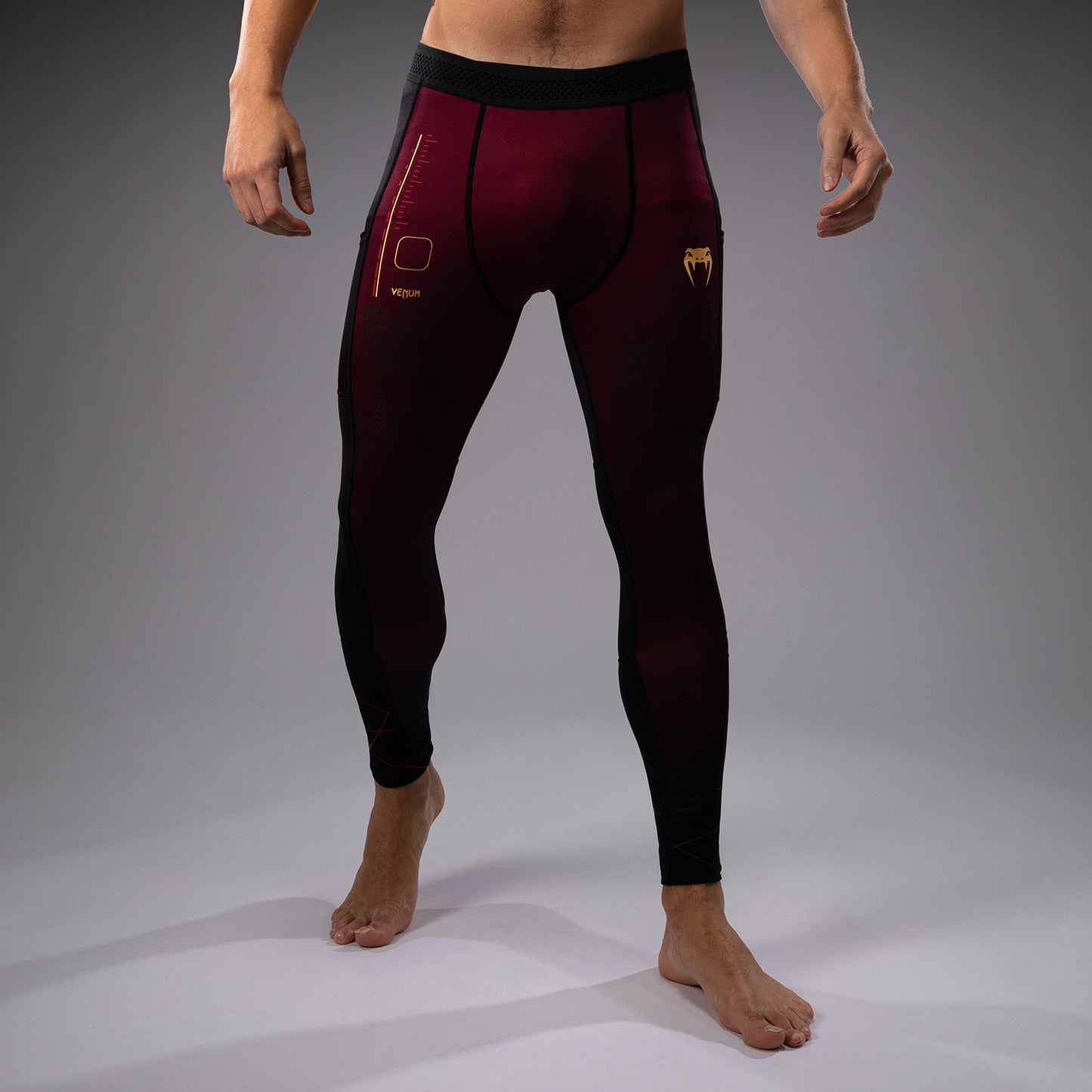 Venum Tactical XT Spats- schwarz/burgund/gold