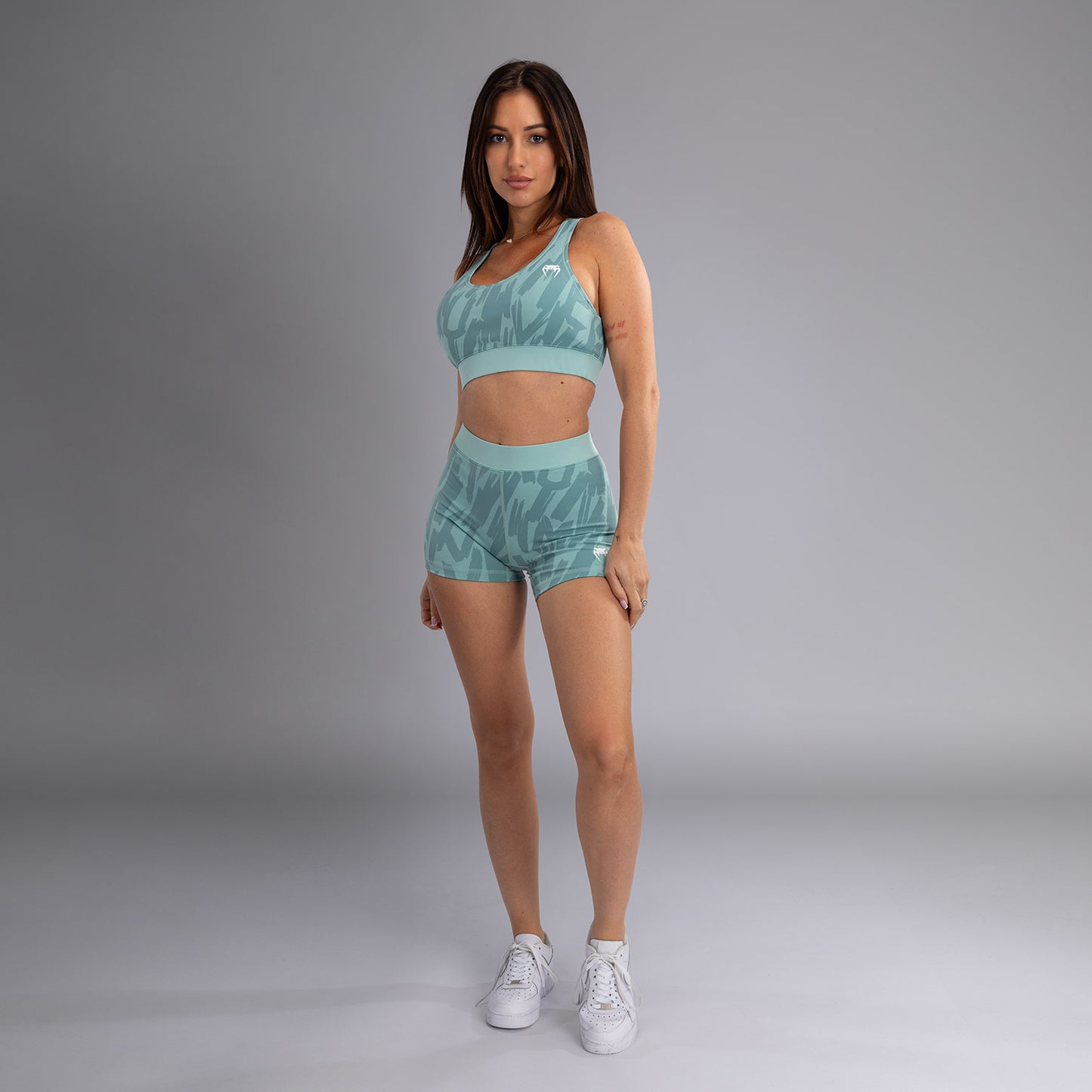Venum Graffiti Frauen Kompressionsshorts - Aqua