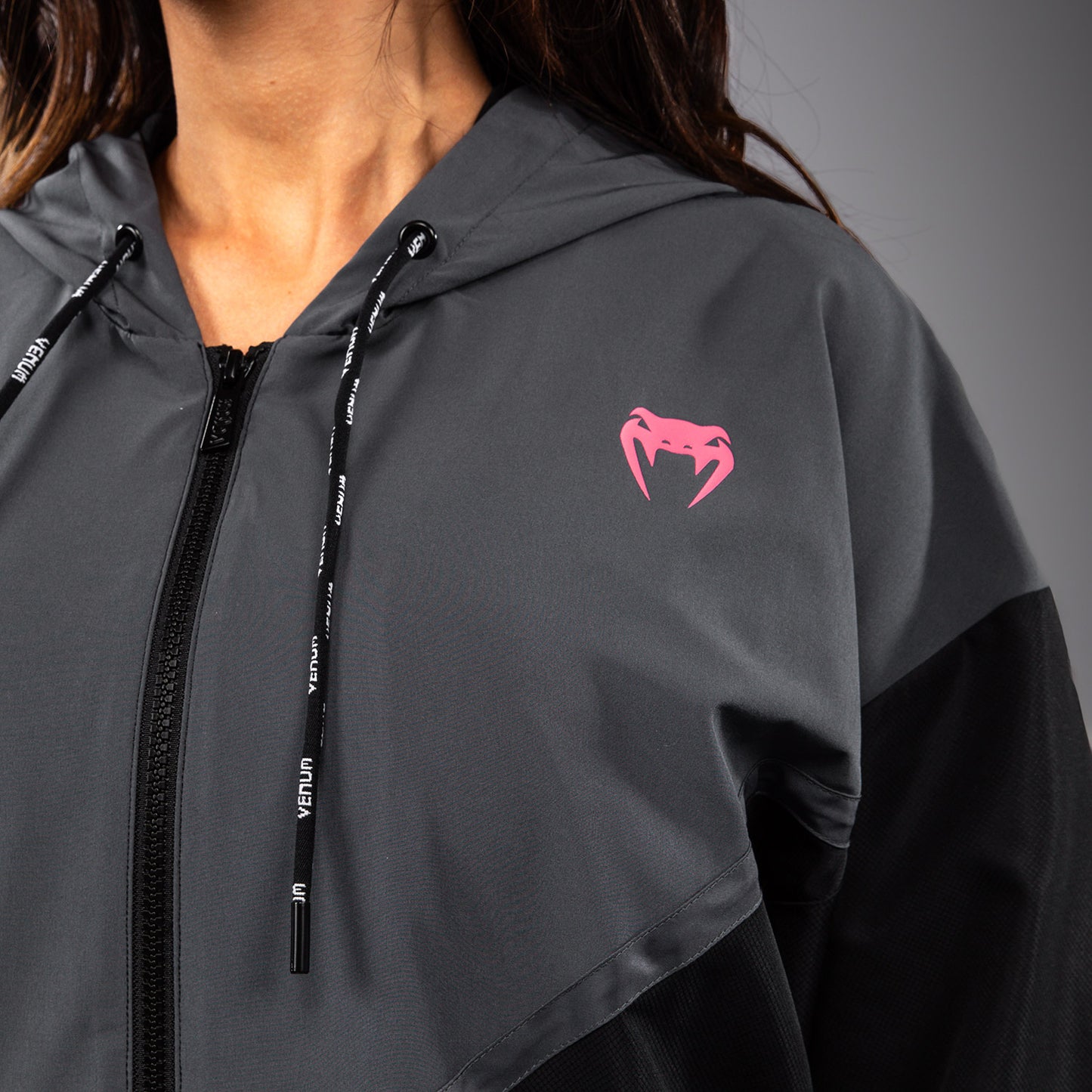 Venum Tactical XT Damen-Trainingsjacke - Schwarz/Sturmgrau