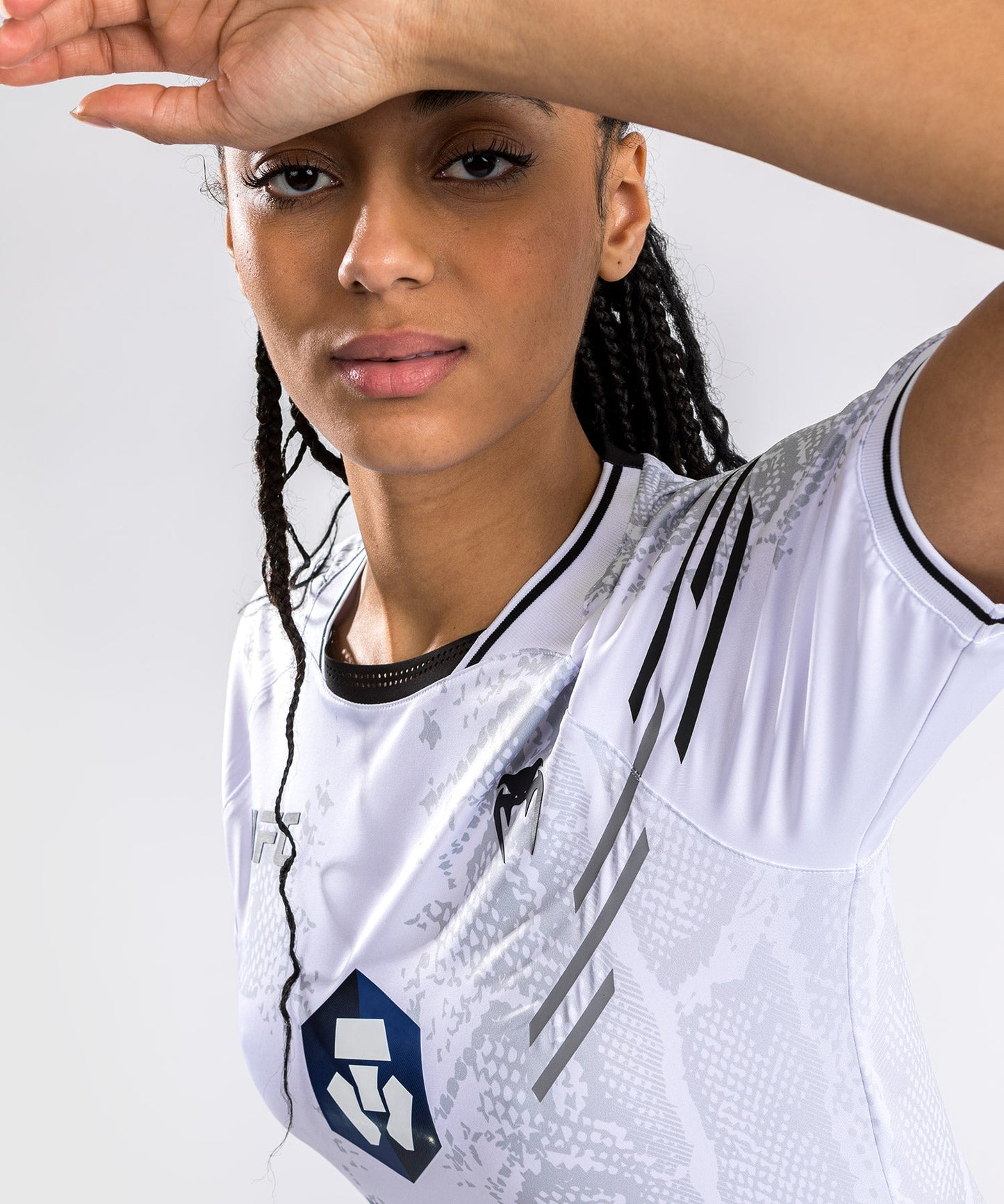 UFC Adrenaline by Venum Authentic Fight Night Walkout-Trikot für Frauen - Weiß