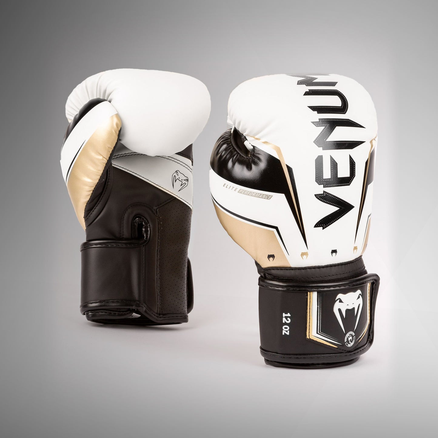 Venum Elite Evo Boxhandschuhe - Weiß/Gold