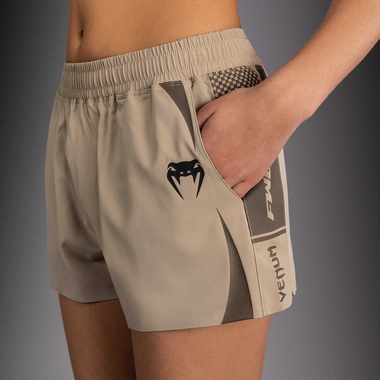Venum UFC Unity by Venum Authentic Fight Week Damen Funktionsshorts - Sand