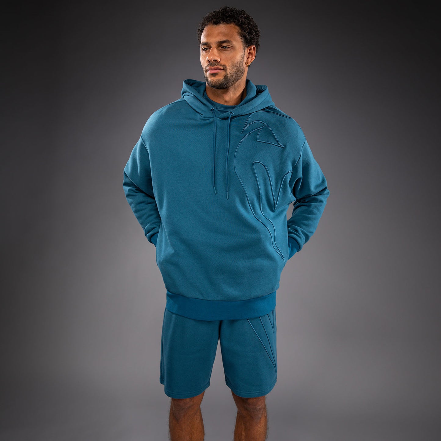 Venum Giant 3D Kapuzenpullover - Ozeangrün
