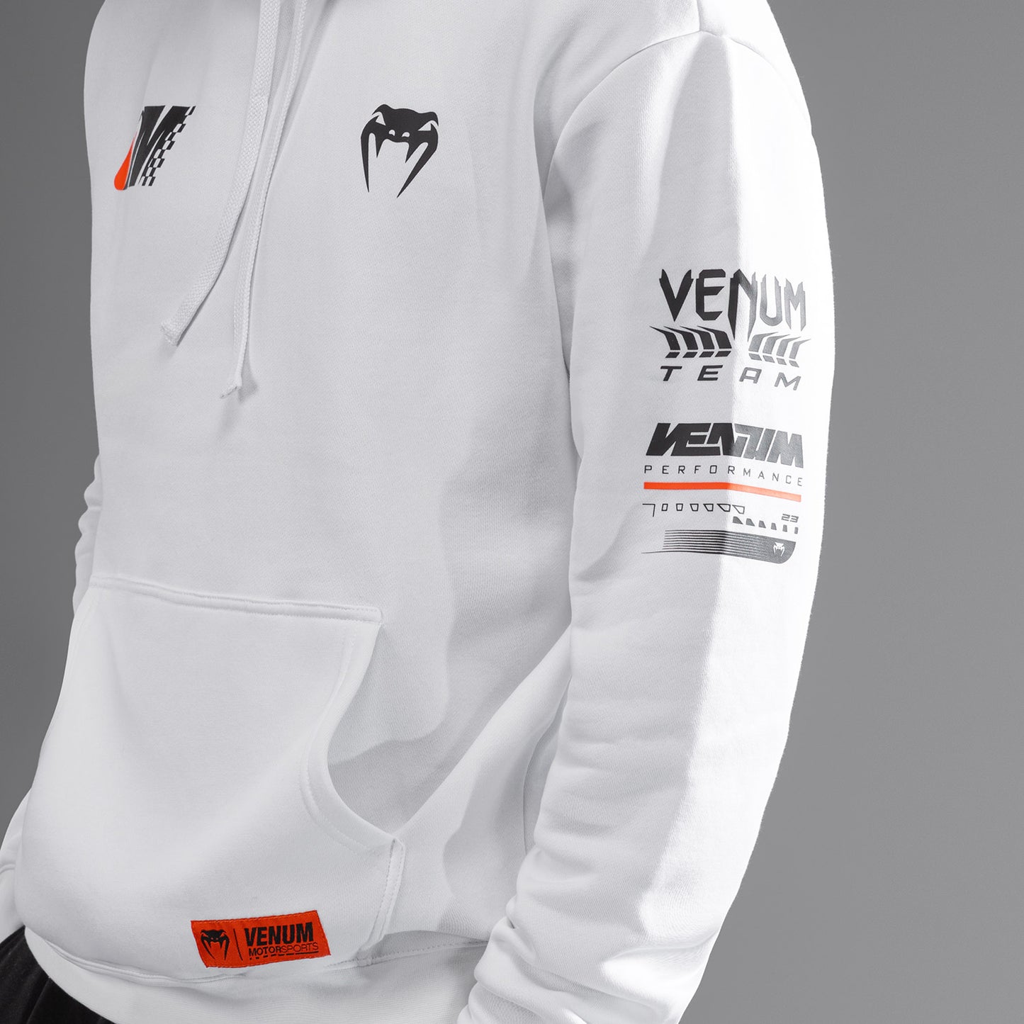 Venum Motorsport Hoodie - Schneeweiß