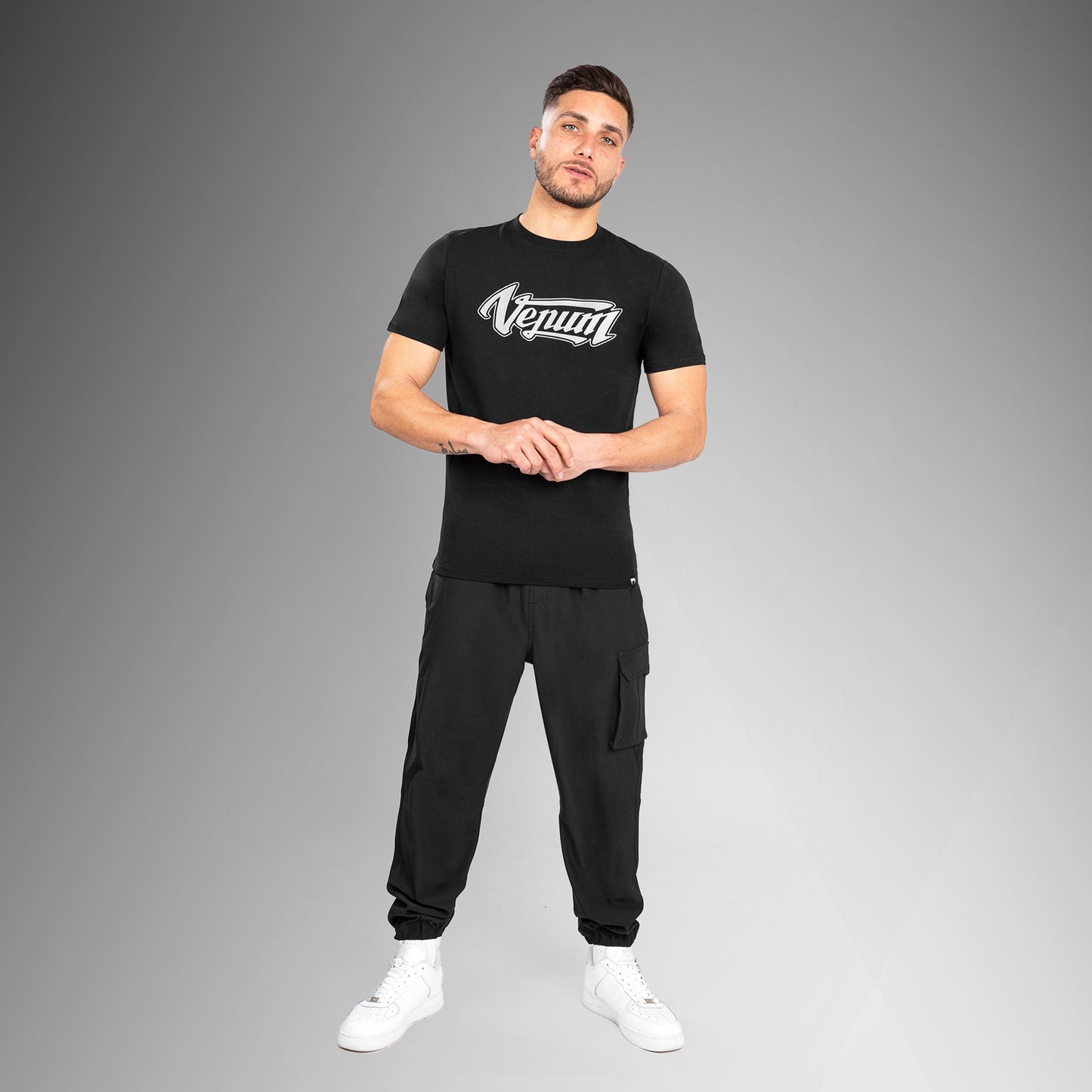 Venum Absolute 2.0 T-Shirt - Angepasste Passform - Schwarz/Silber