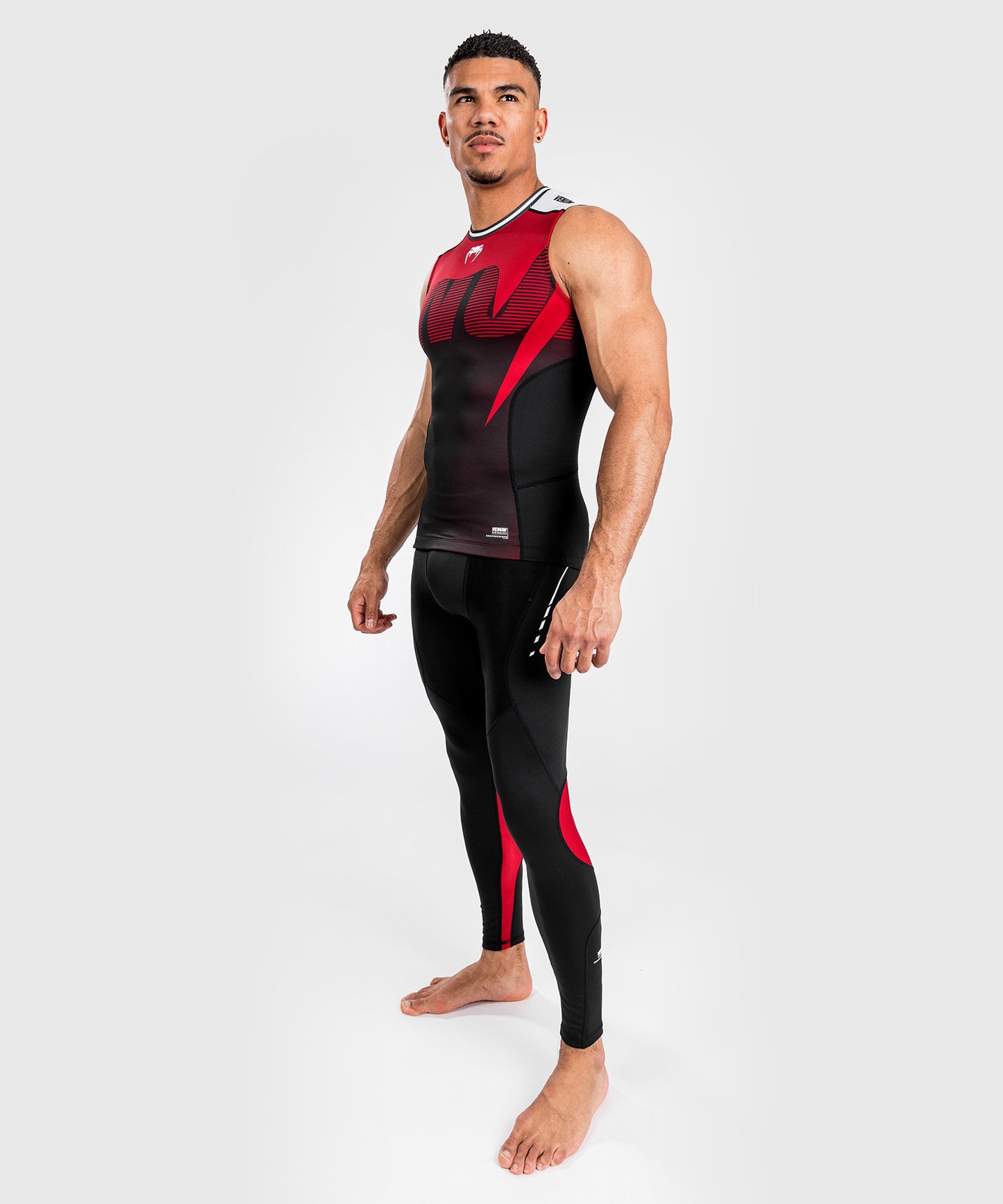 Venum Adrenaline Herren Rashguard Ohne Ärmel - Red