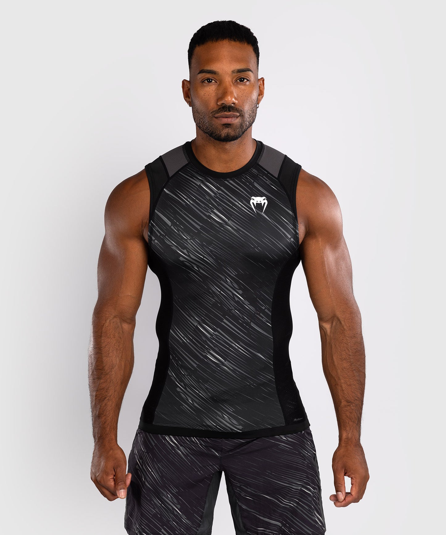 Venum Rapid Ärmelloses Rashguard - Schwarz/Sturmgrau