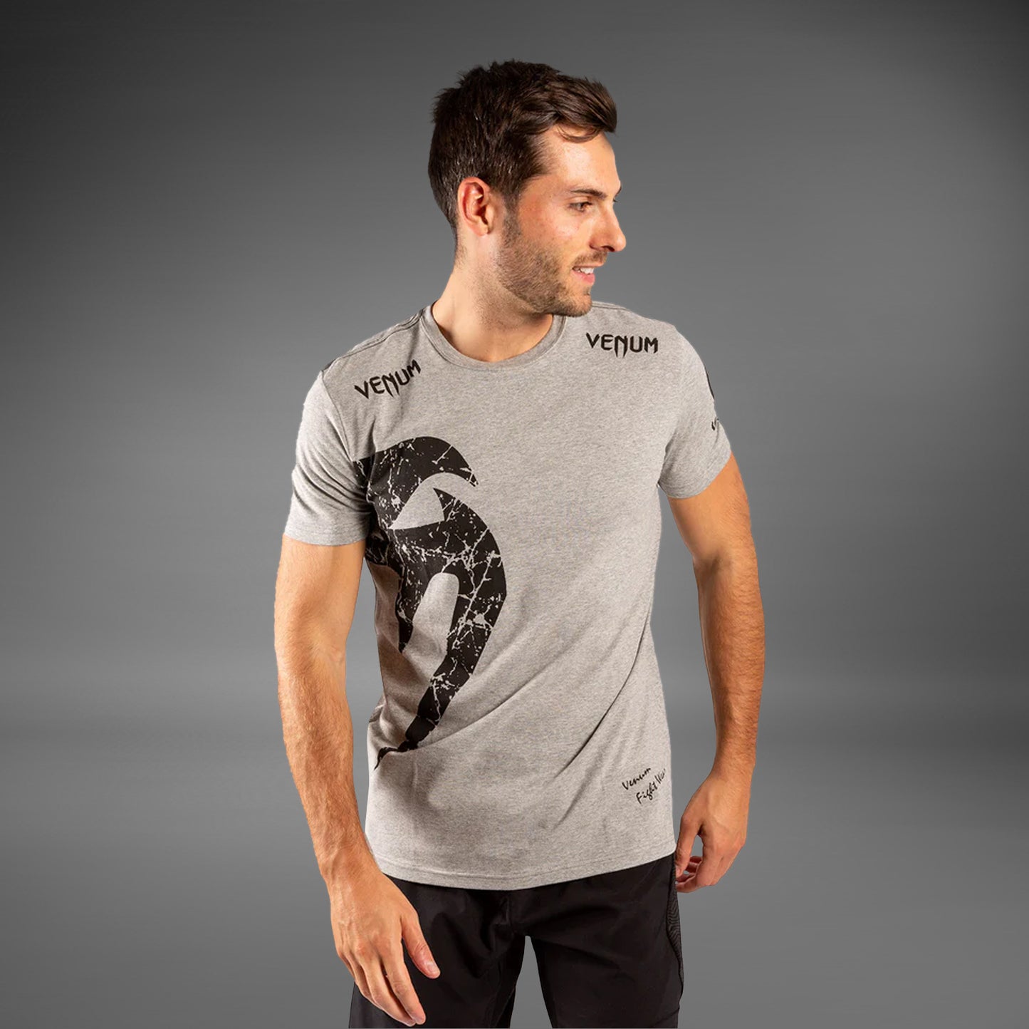 Venum Giant T-Shirt - Grau/Schwarz