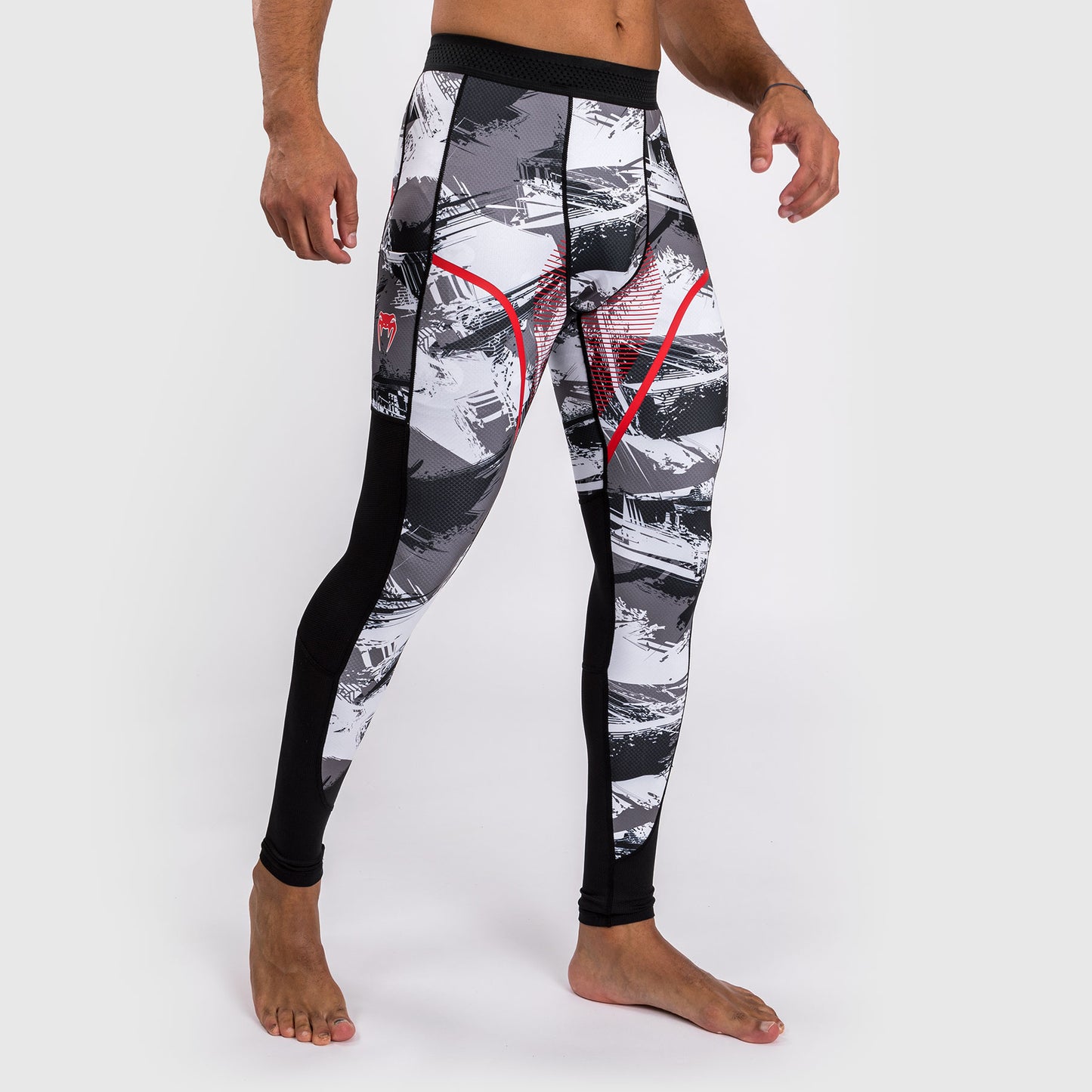 Venum Electron 3.0 Kompressionshosen - Grau/Rot