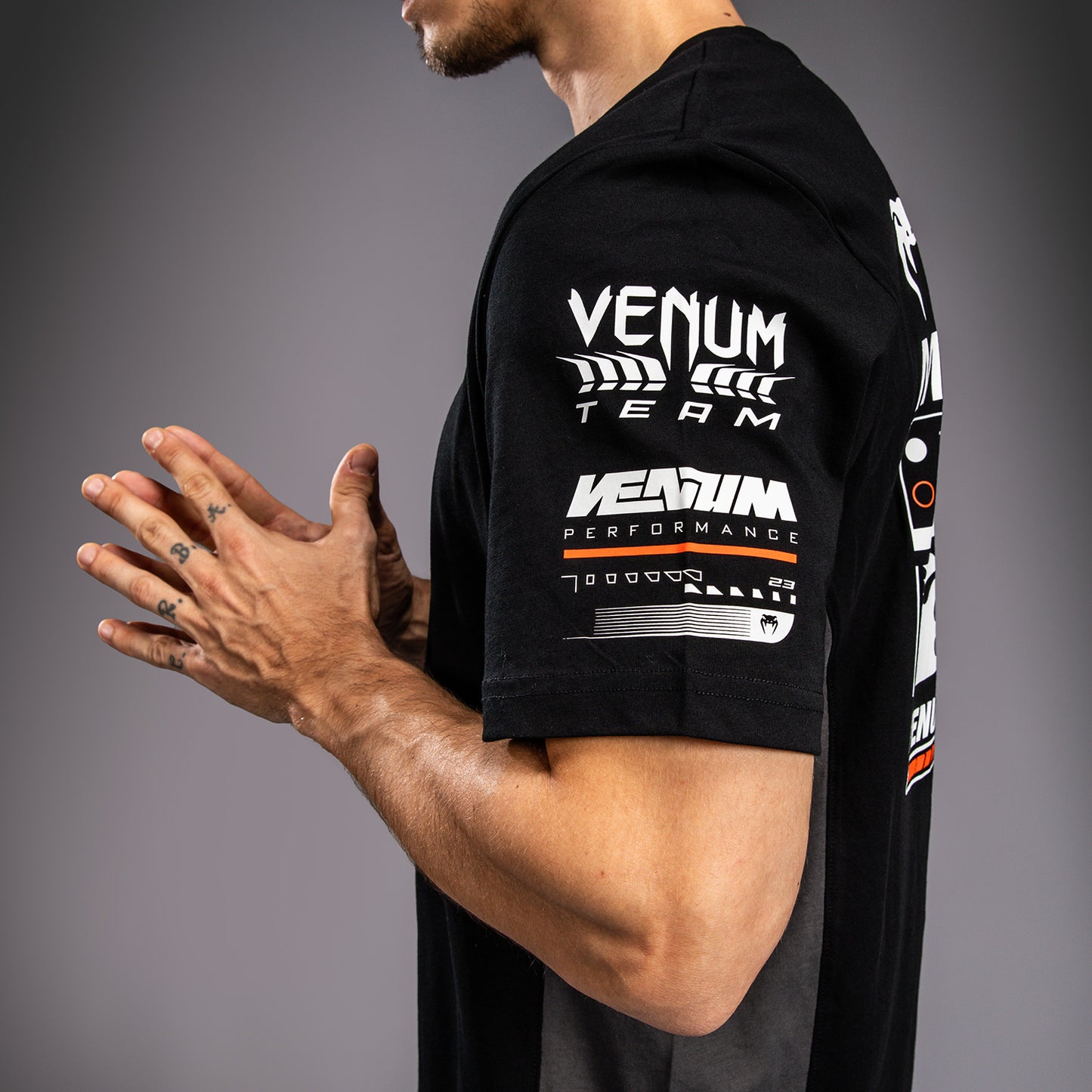 Venum Motorsport T-Shirt - Tiefschwarz