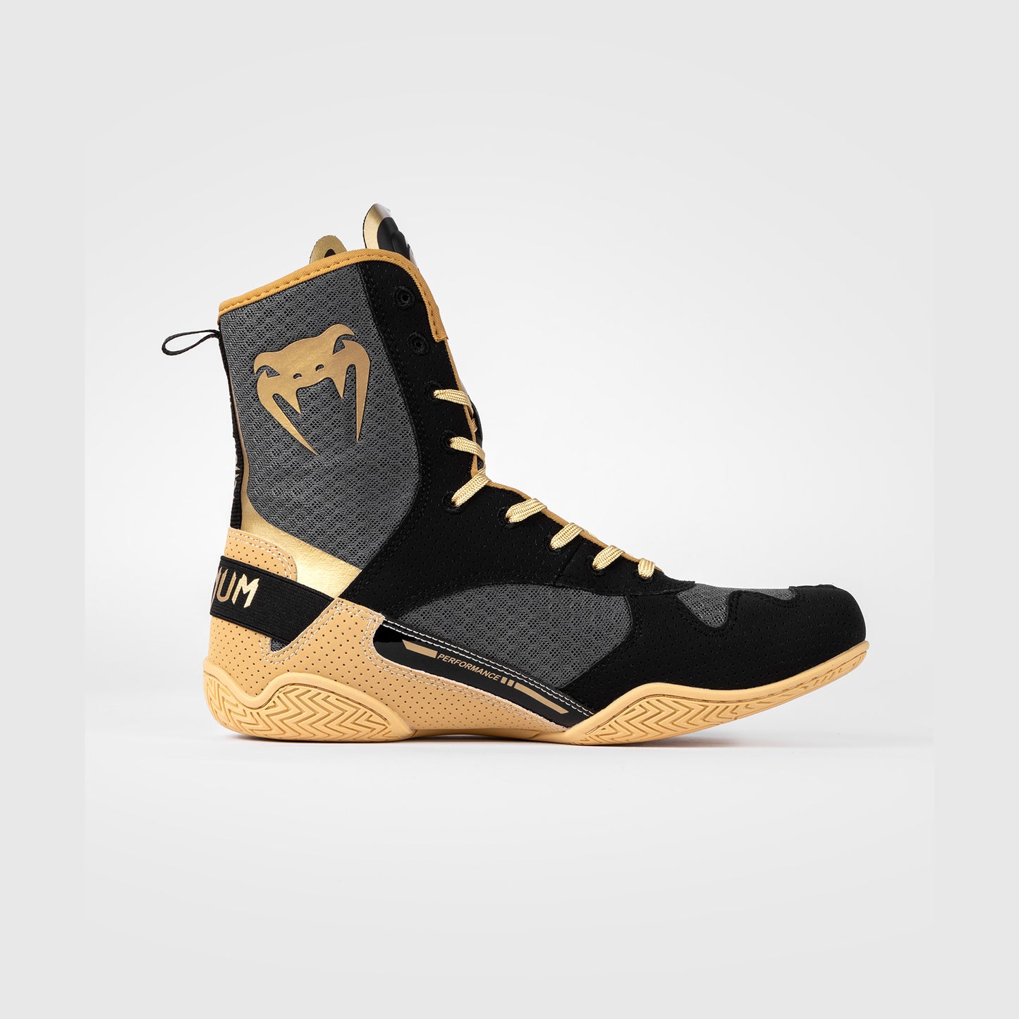 Venum Elite Boxing Schuhe - Schwarz/Beige