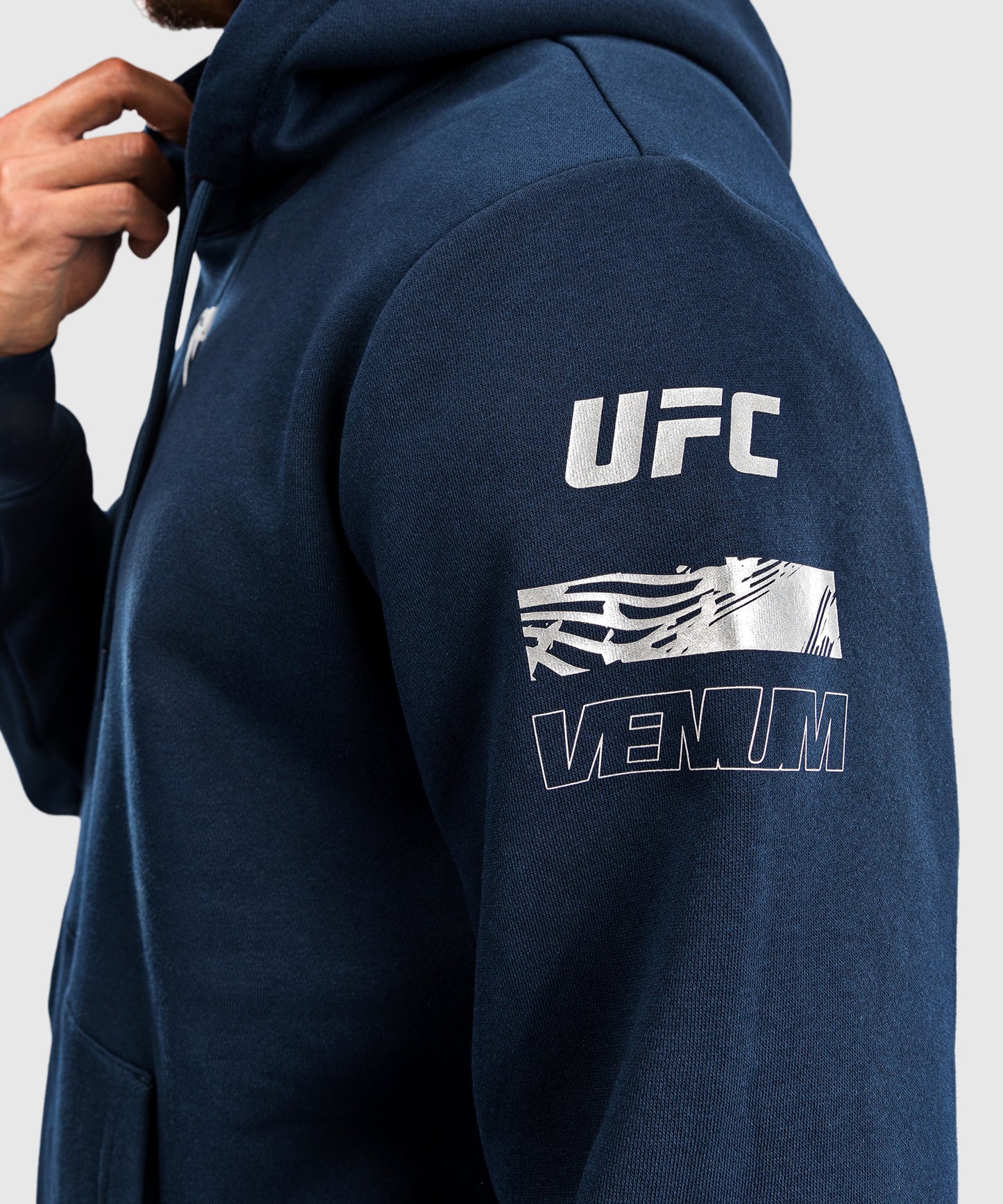 UFC Fusion by Venum Fight Week Herren Pullover Hoodie - Solid Ozeanisches Blau