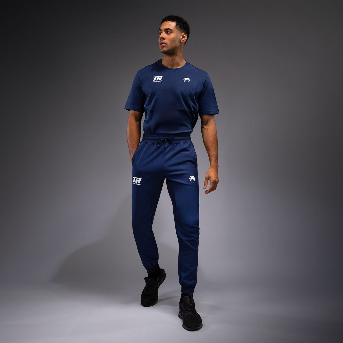 Venum x Top Rank Original Herren Performance Jogginghose - Marineblau