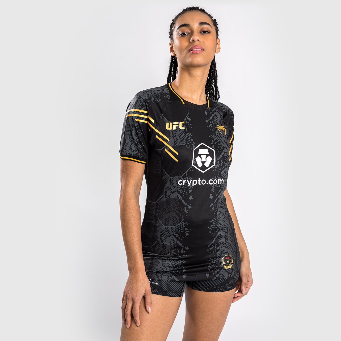 UFC Adrenaline by Venum Personalisierte Authentic Fight Night Frauen Walkout Jersey - Champion
