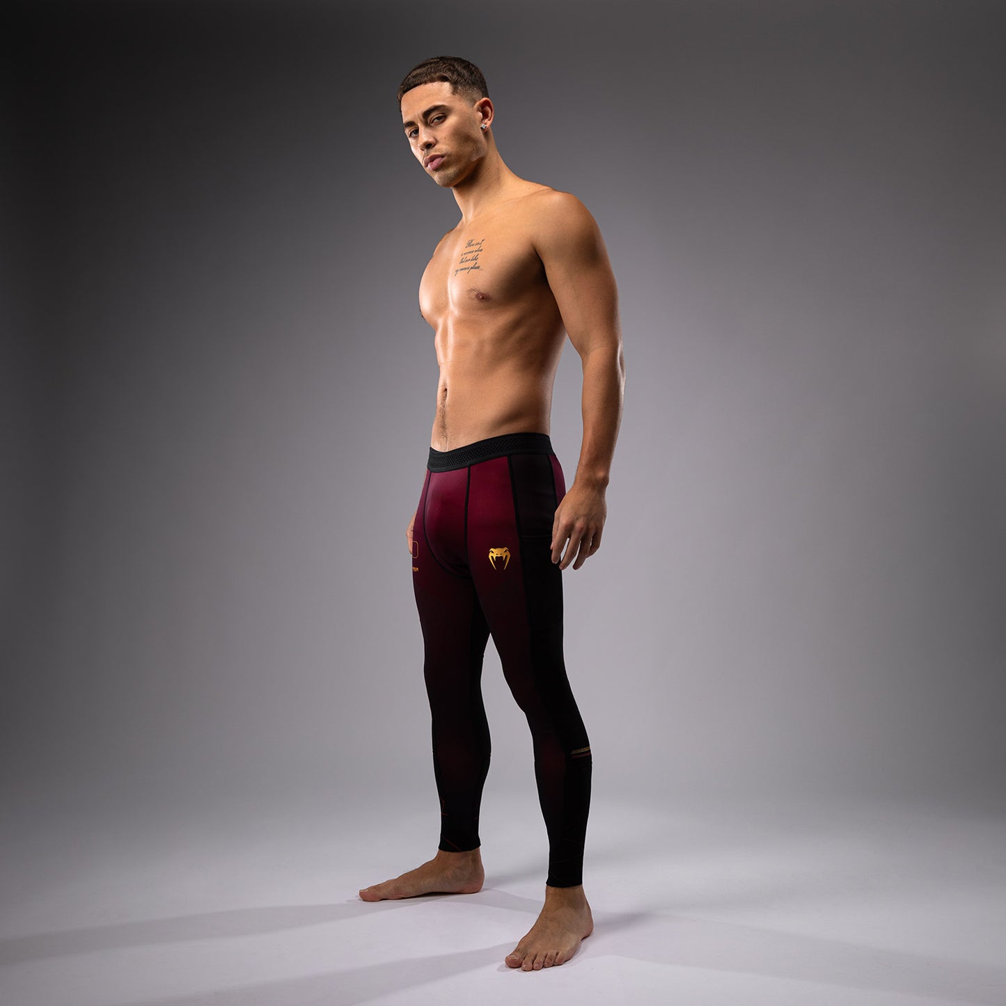 Venum Tactical XT Spats- schwarz/burgund/gold