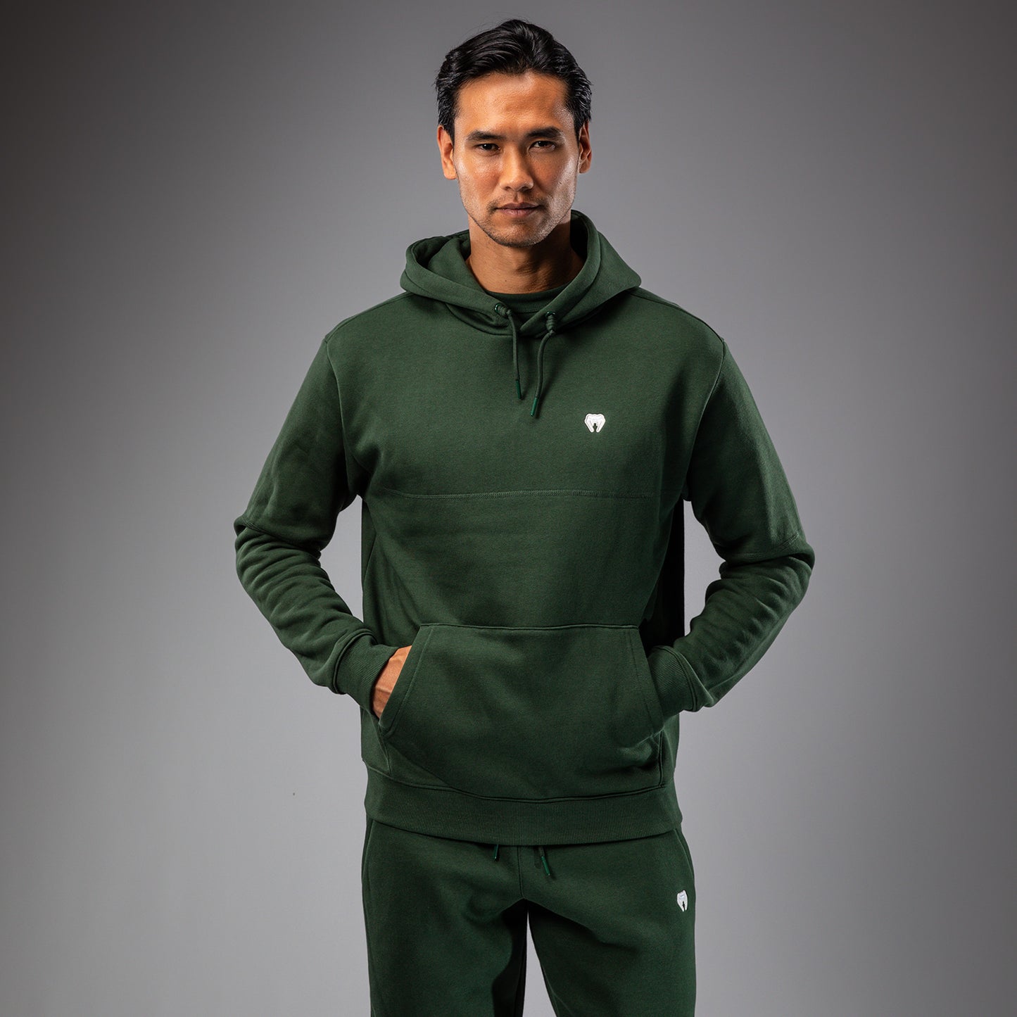 Venum Silent Power Hoodie - Waldgrün