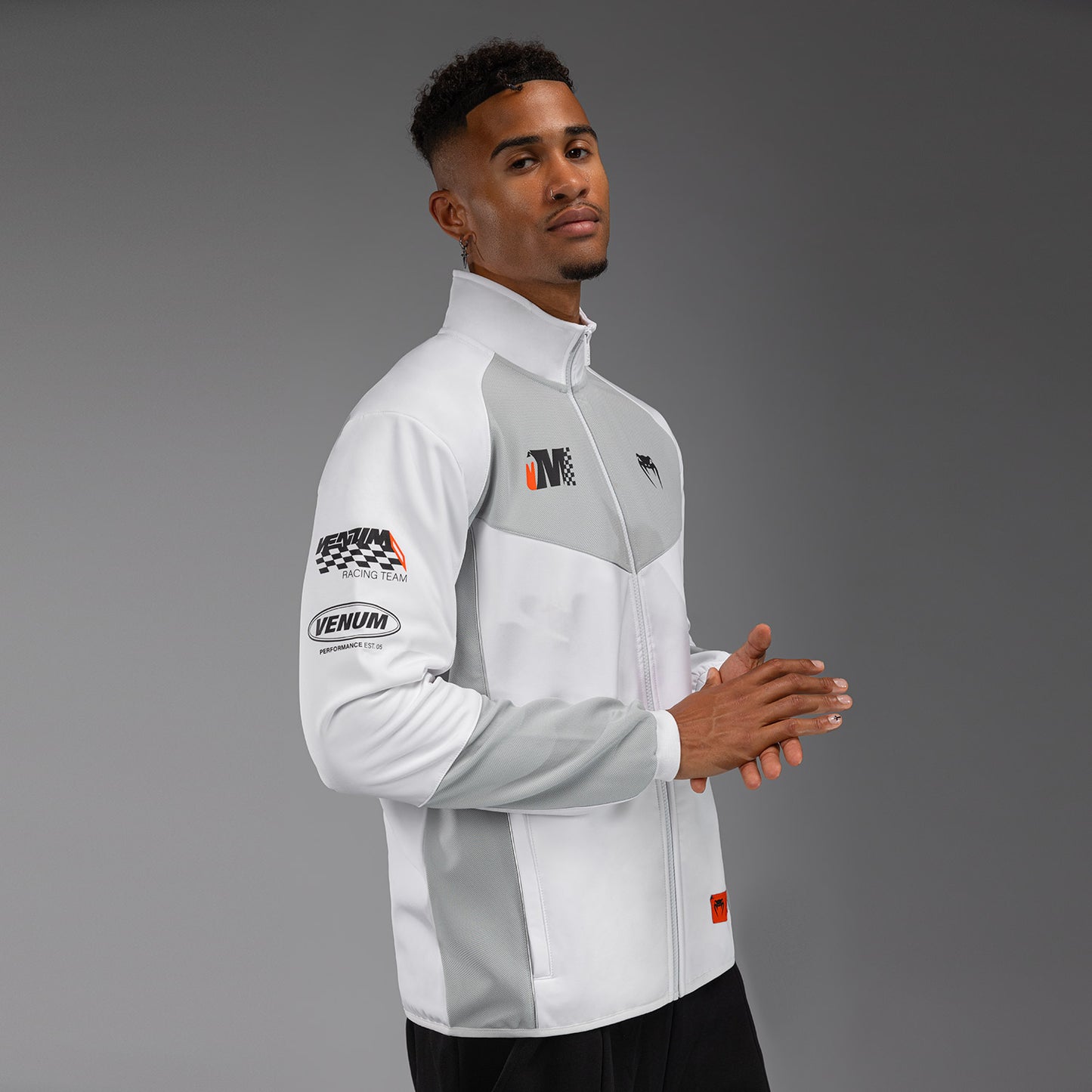 Venum Motorsport Softshell-Jacke - Schneeweiß