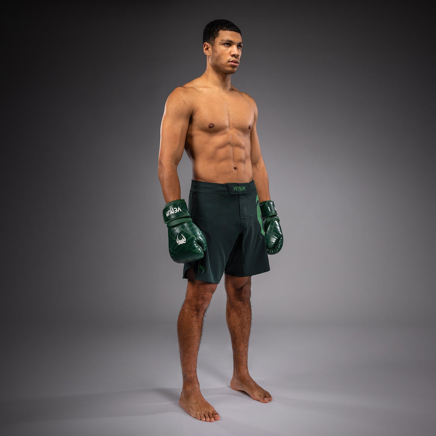 Venum Light 5.0 Fightshorts - Waldgrün/Hellgrün